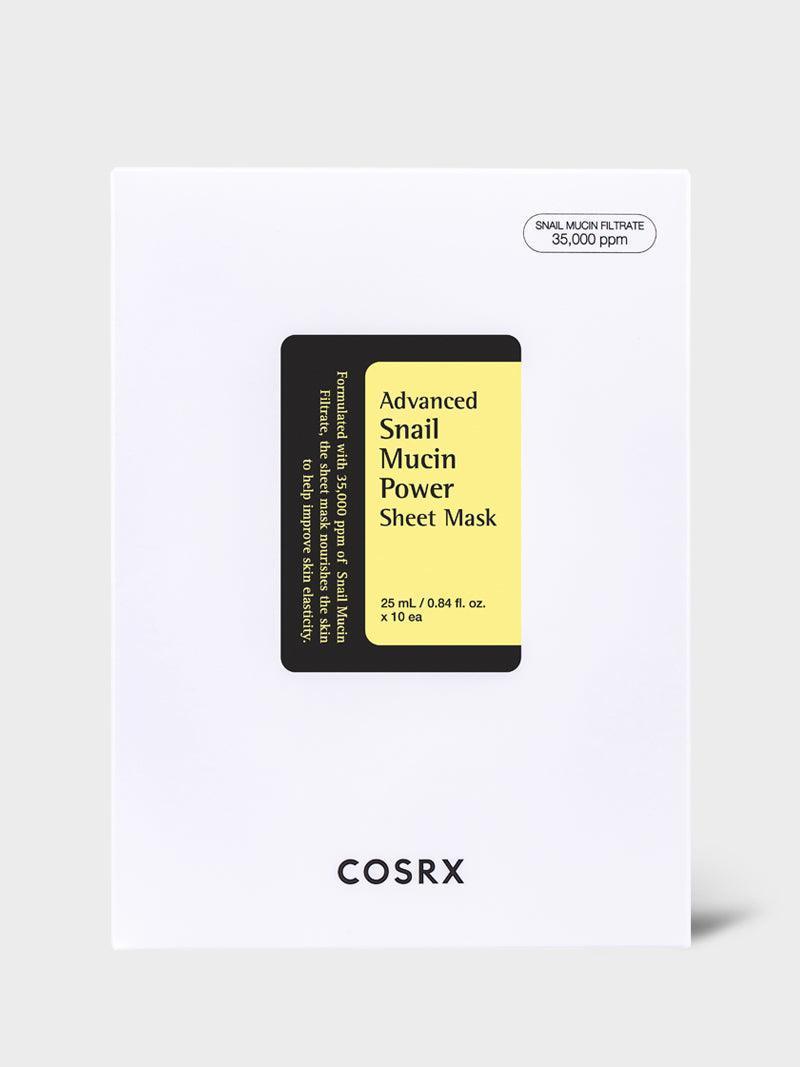 Advanced Snail Mucin Power Sheet Mascarilla 10 Sheets — COSRX