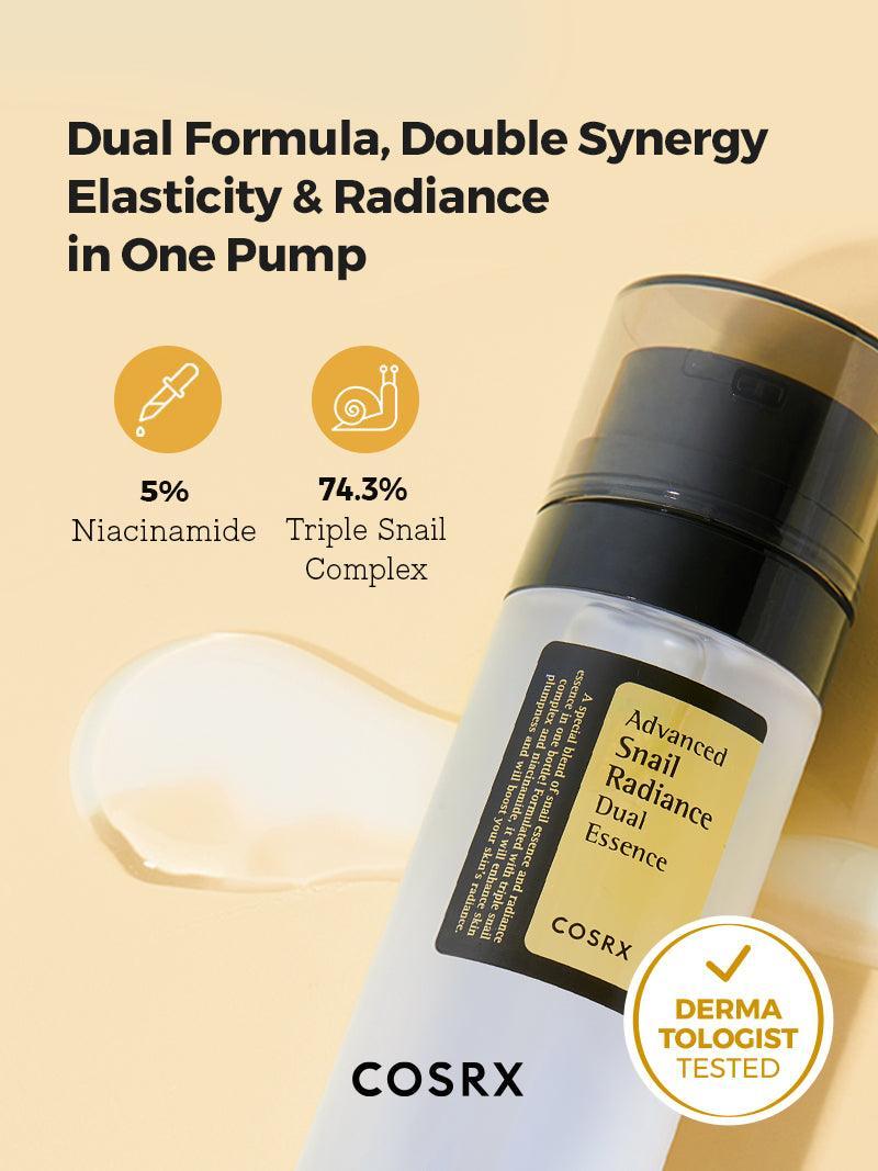 Advanced Snail Radiance Dual Esencia — COSRX