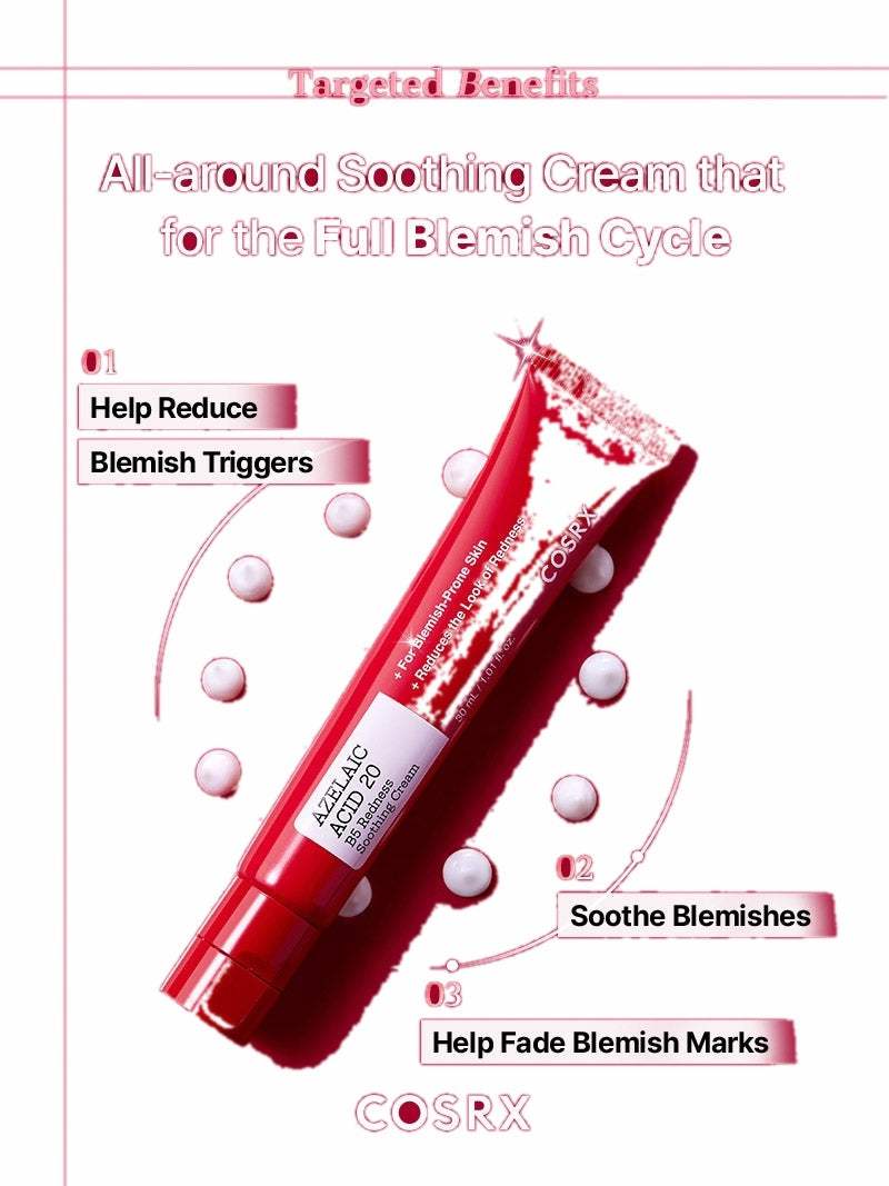 Crema COSRX Azelaic Acid 20 B5 Redness Soothing Cream