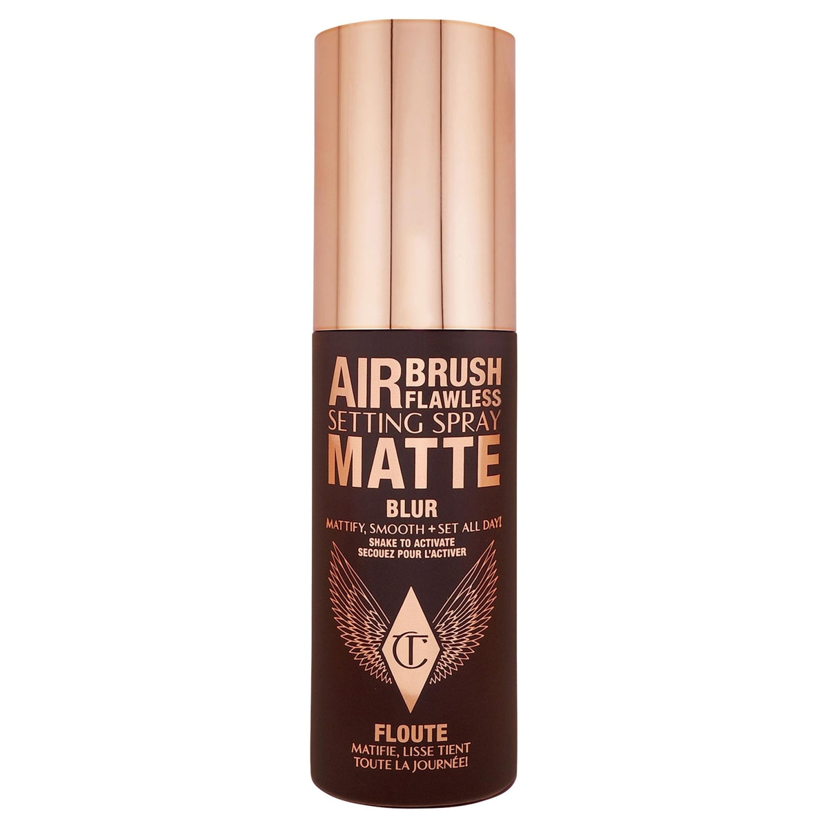 Fijador en Spray Matificante Airbrush Flawless Matte — Charlotte Tilbury, frasco de viaje de 34 ml