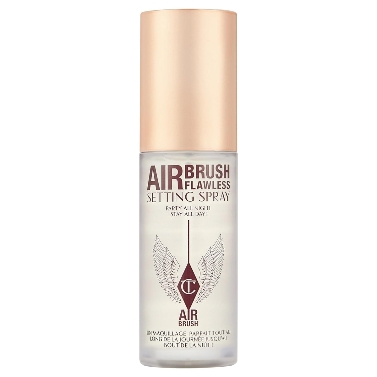 Fijador en Spray Airbrush Flawless — Charlotte Tilbury, frasco de viaje de 36 ml