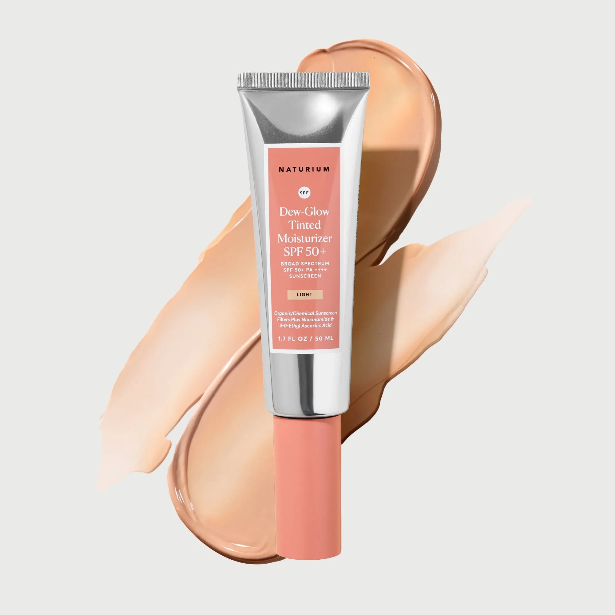 Dew-Glow Tinted Crema Hidratante SPF 50+ — Naturium