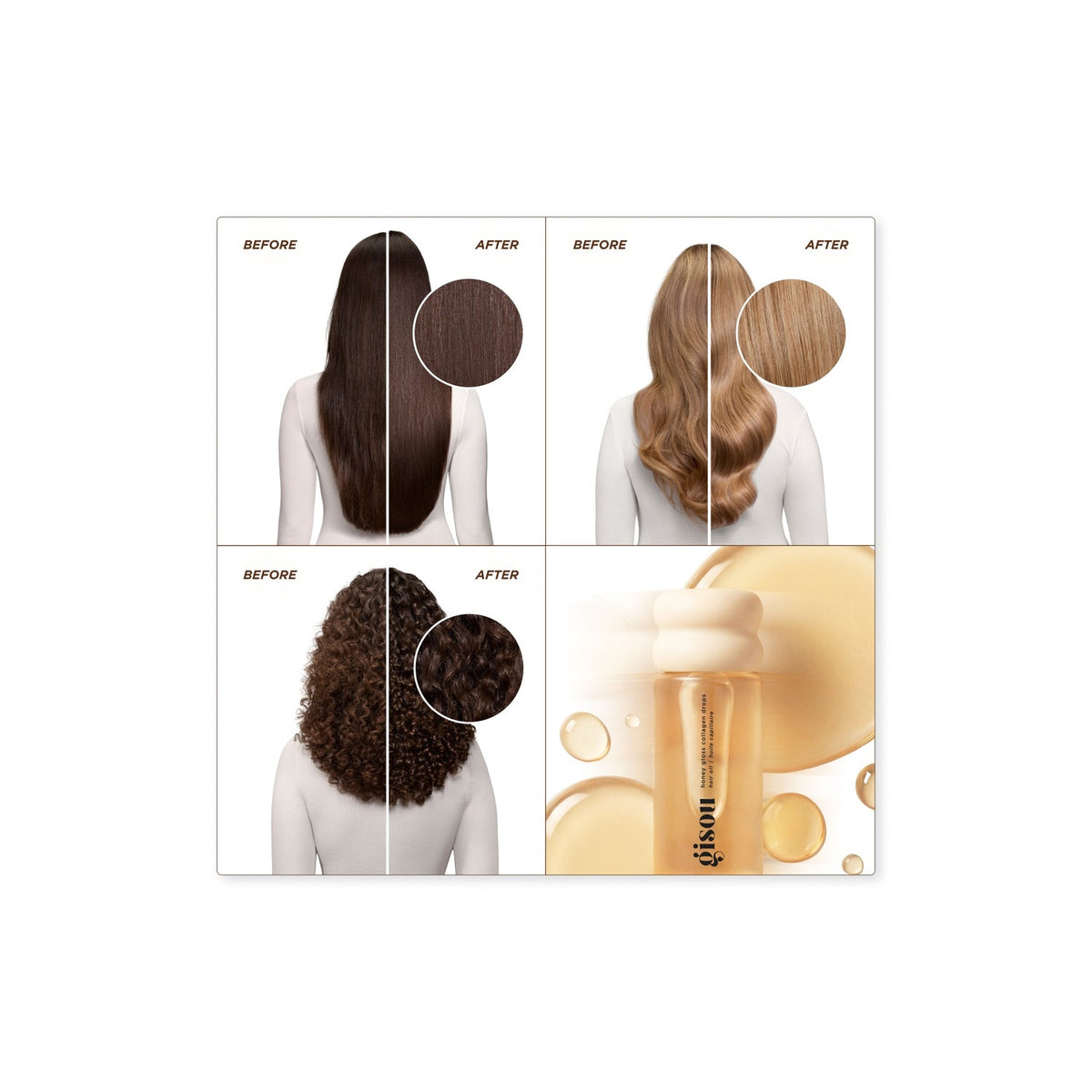 Aceite Capilar Honey Gloss Collagen Drops — Gisou