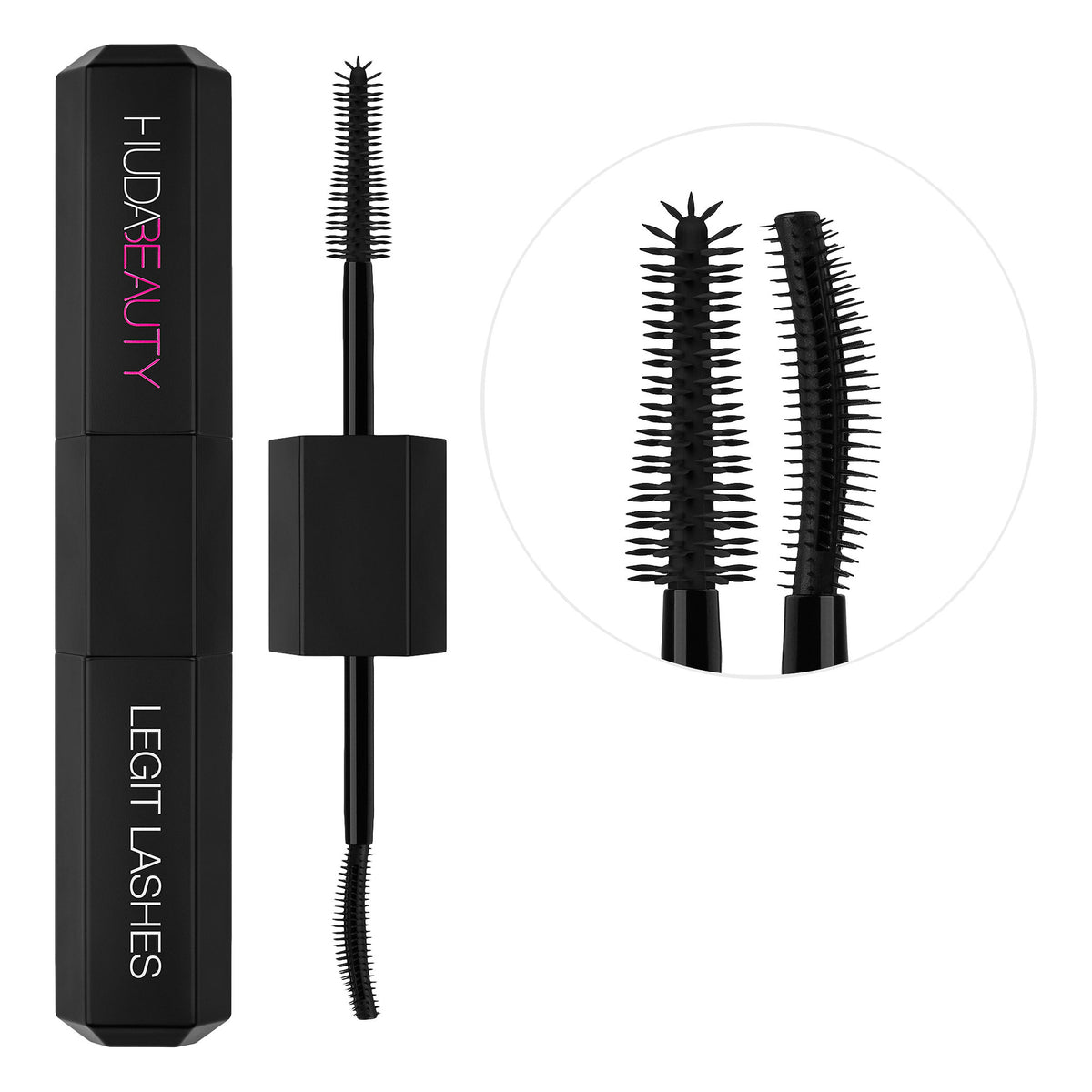 Máscara de Pestañas LEGIT LASHES Doble Punta Volumen y Longitud — Huda Beauty