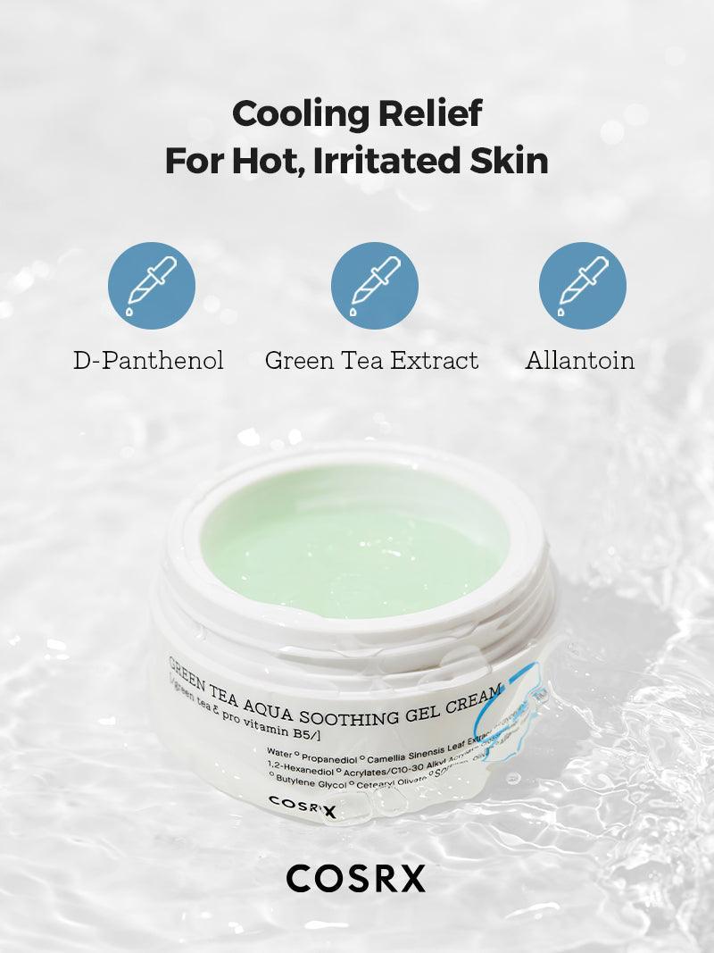 Hydrium Green Tea Aqua Soothing Gel Crema — COSRX