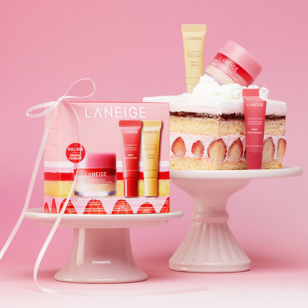 Trío Berry Sweet Mini Tratamientos Labiales — Laneige
