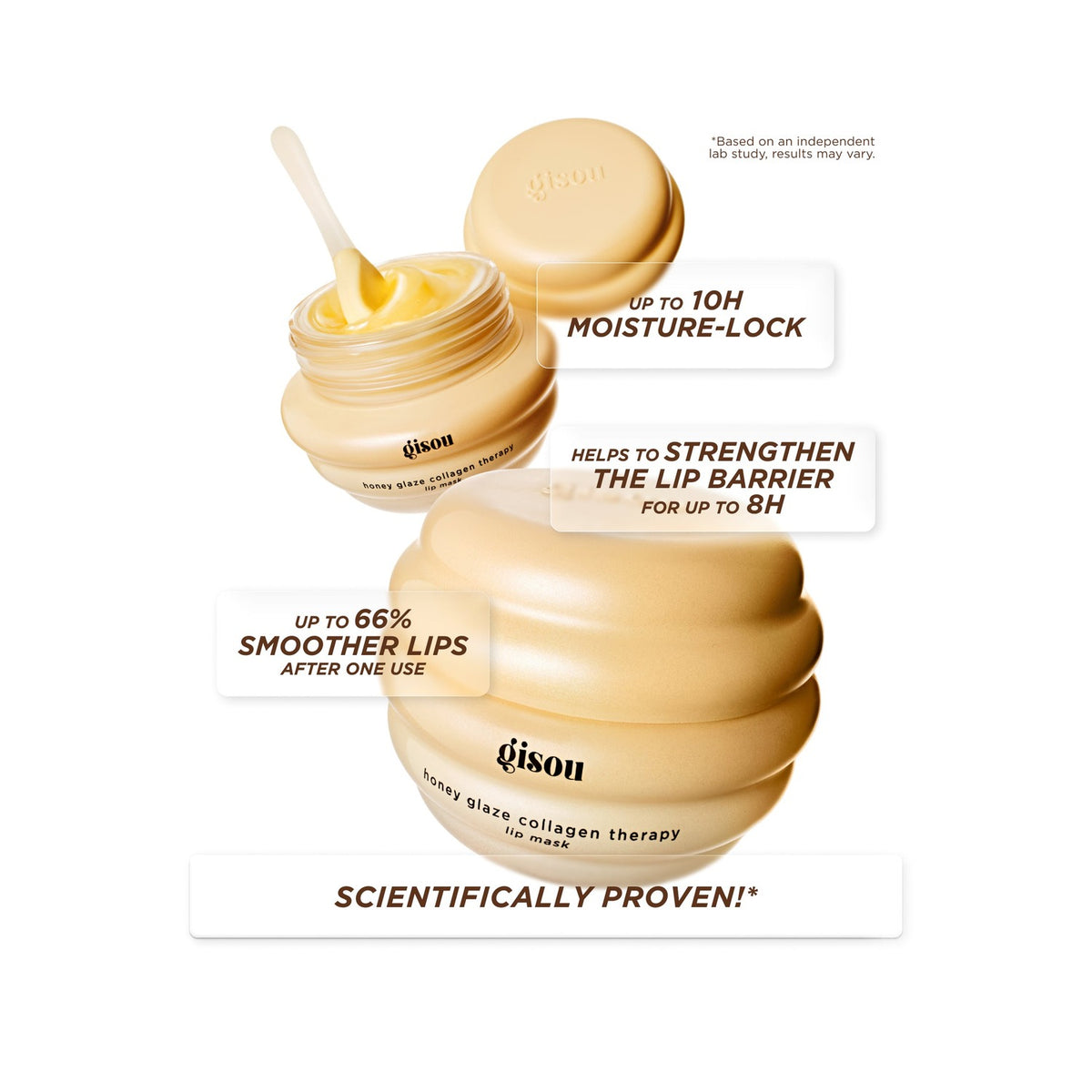 Mascarilla Labial Honey Glaze Collagen Therapy — Gisou