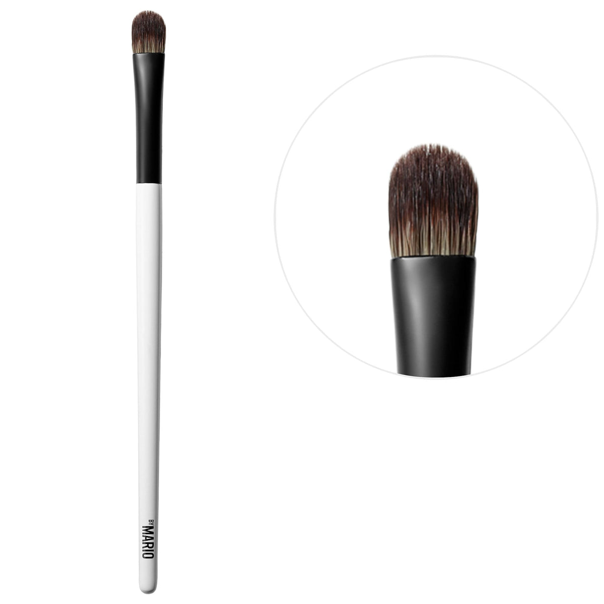 Brocha E4 Plana para Empacar Sombra — Makeup by Mario