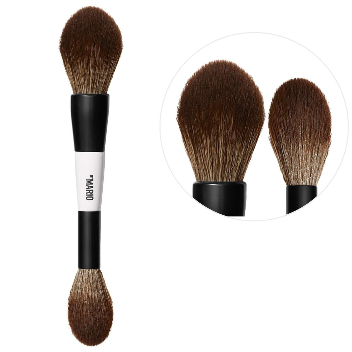 Brocha F2 de Doble Punta para Polvos y Bronceador — Makeup by Mario