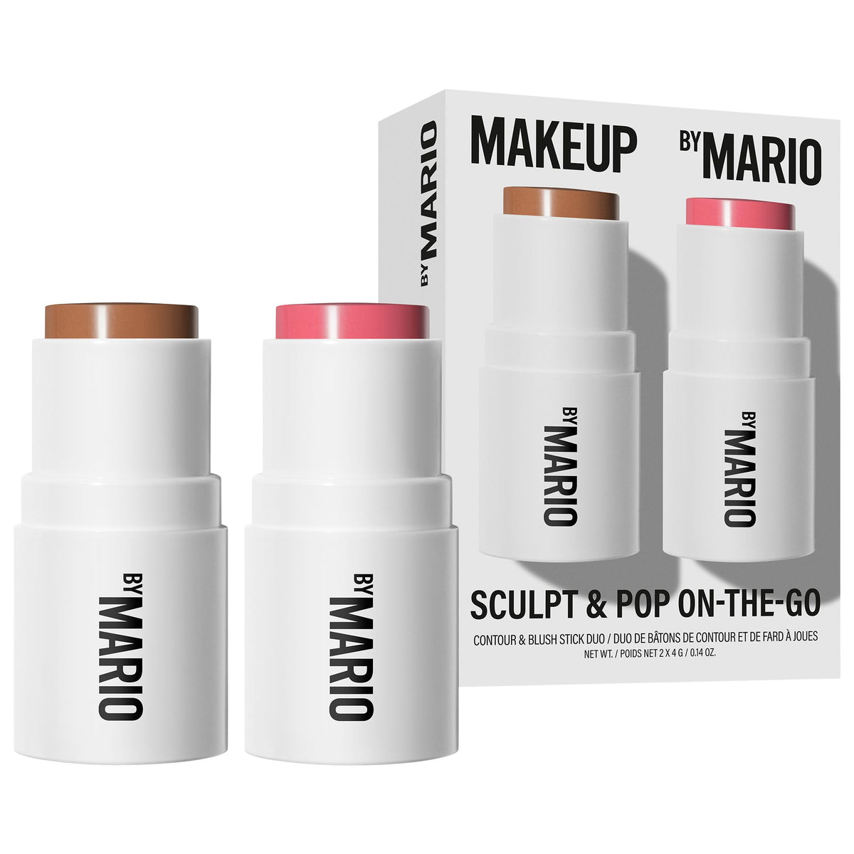 Set Mini Contorno y Rubor Sculpt & Pop On-The-Go — Makeup by Mario