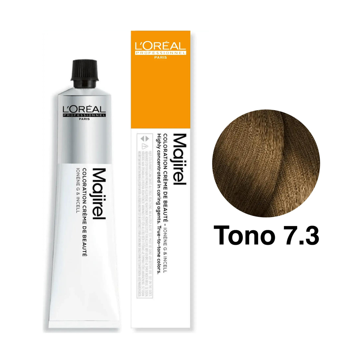 Majirel L’Oréal Professionnel – Crema de Coloración Rubio Dorado 7.3