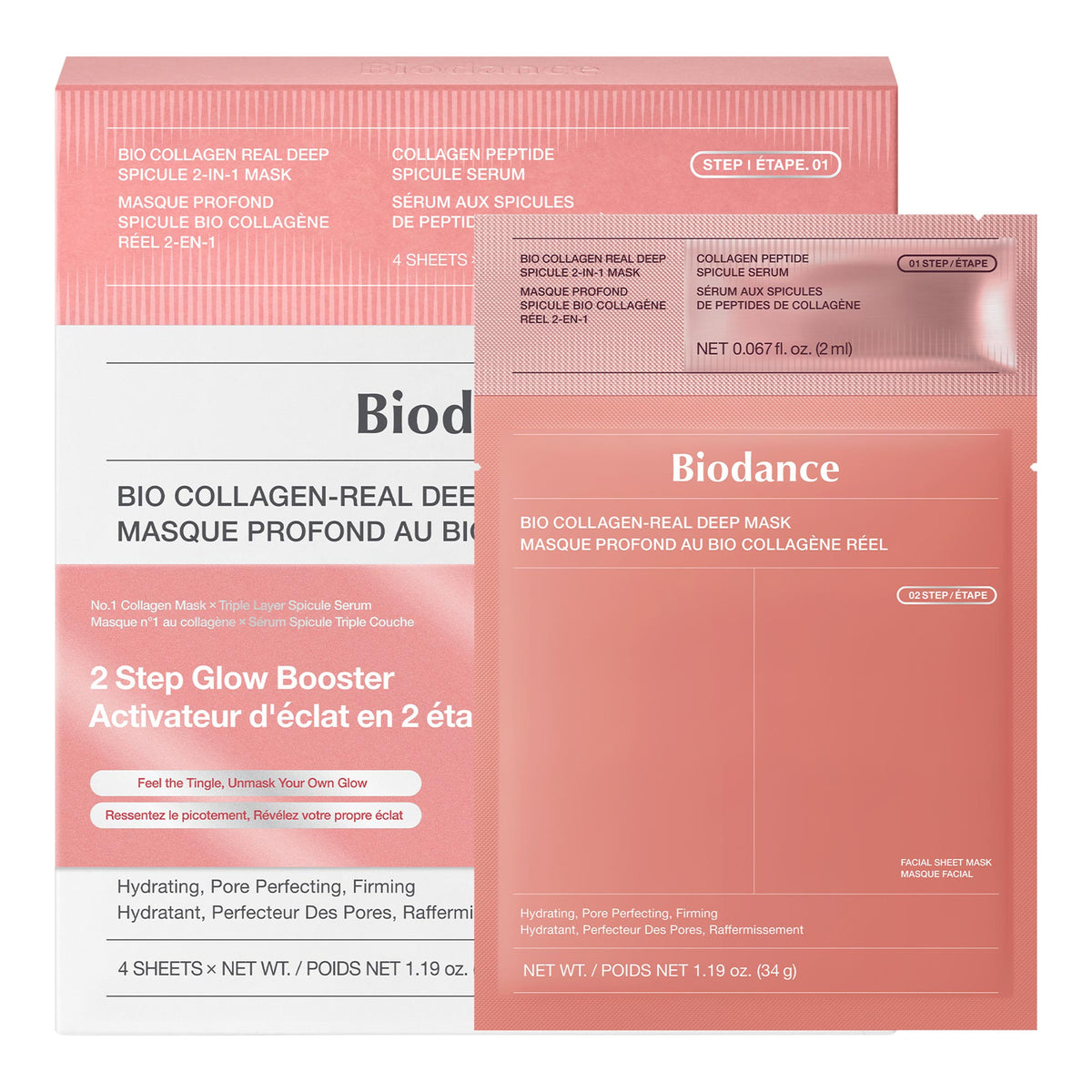 Mascarilla Bio-Collagen Real Deep Spicule 2 pasos — Biodance