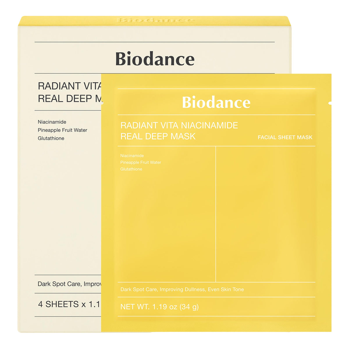 Mascarilla Radiant Vita Real Deep Mask — Biodance