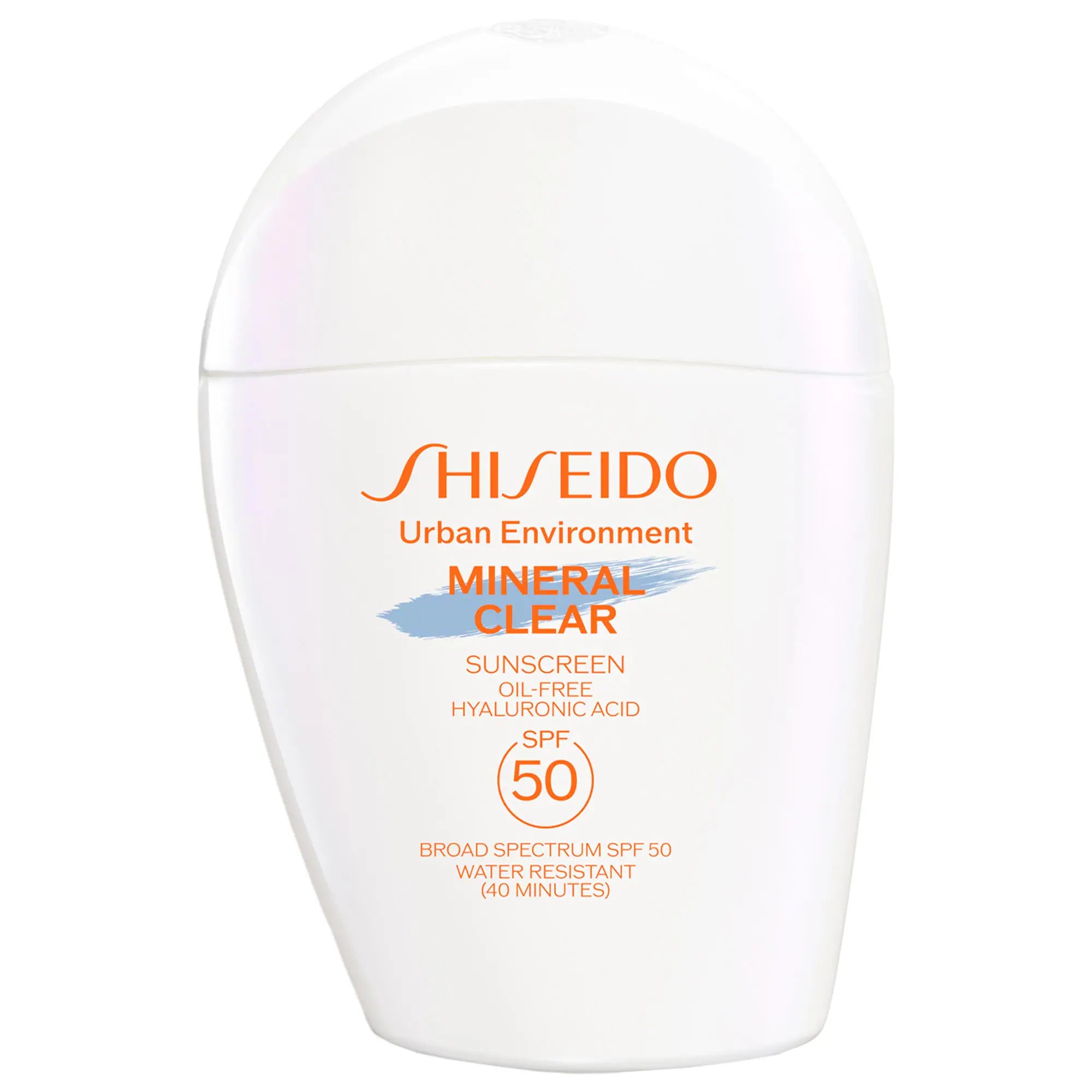 Protector solar transparente mineral Urban Environment SPF 50 — Shiseido