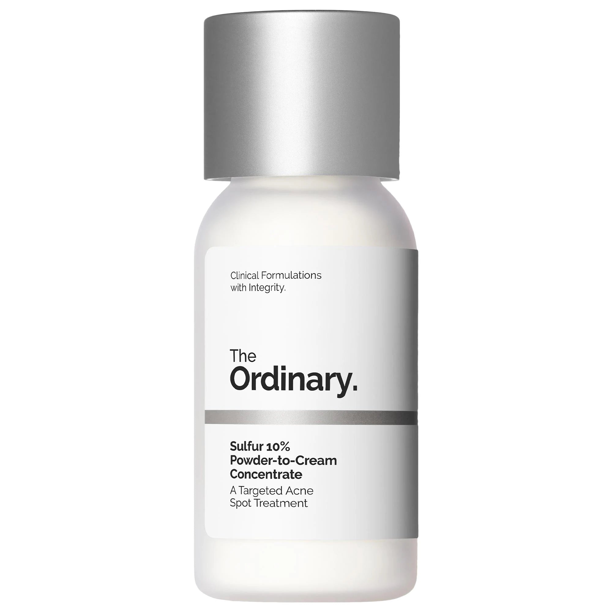 Tratamiento concentrado de azufre en polvo a crema para las manchas del acné al 10% — The Ordinary