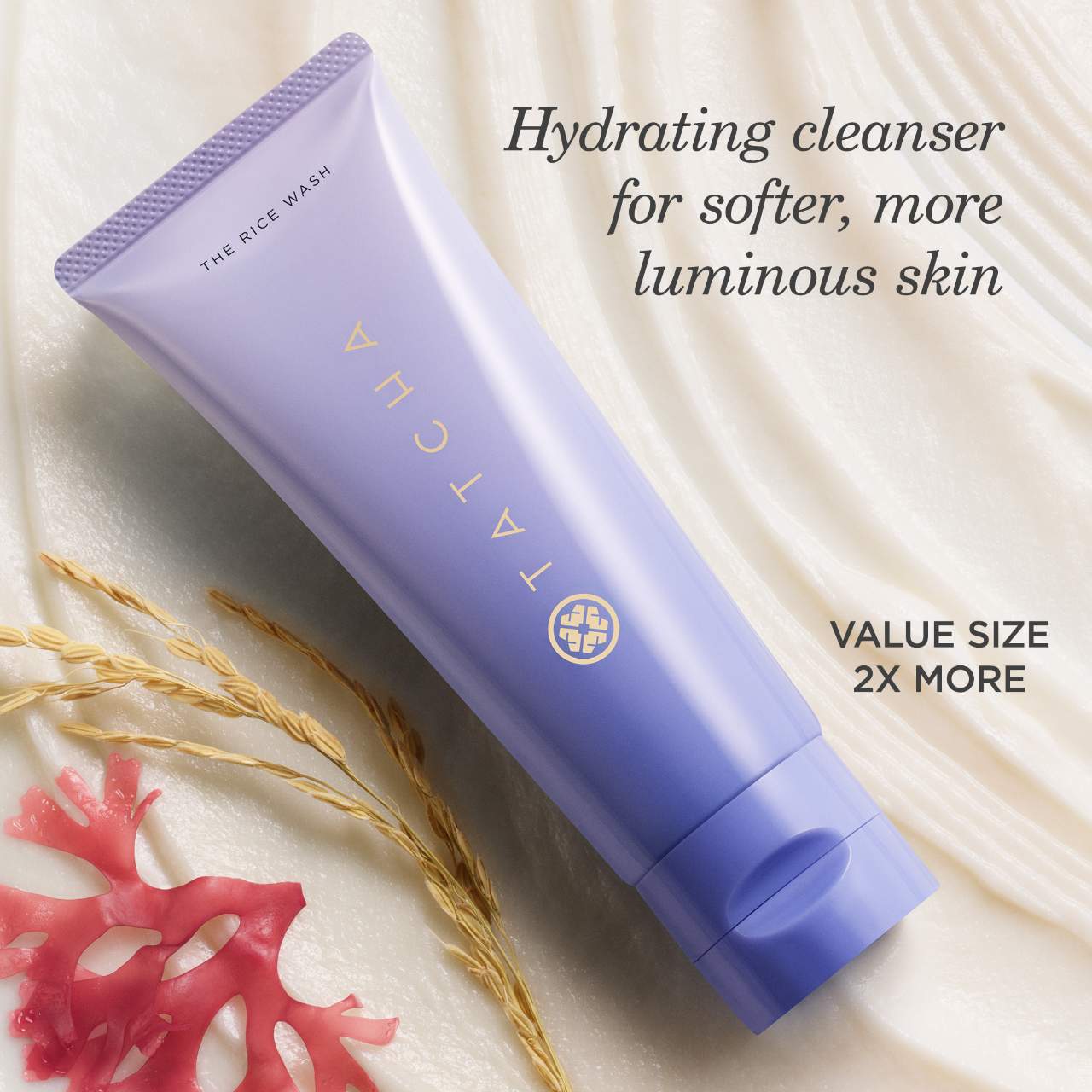El limpiador suavizante de la piel Rice Wash — Tatcha