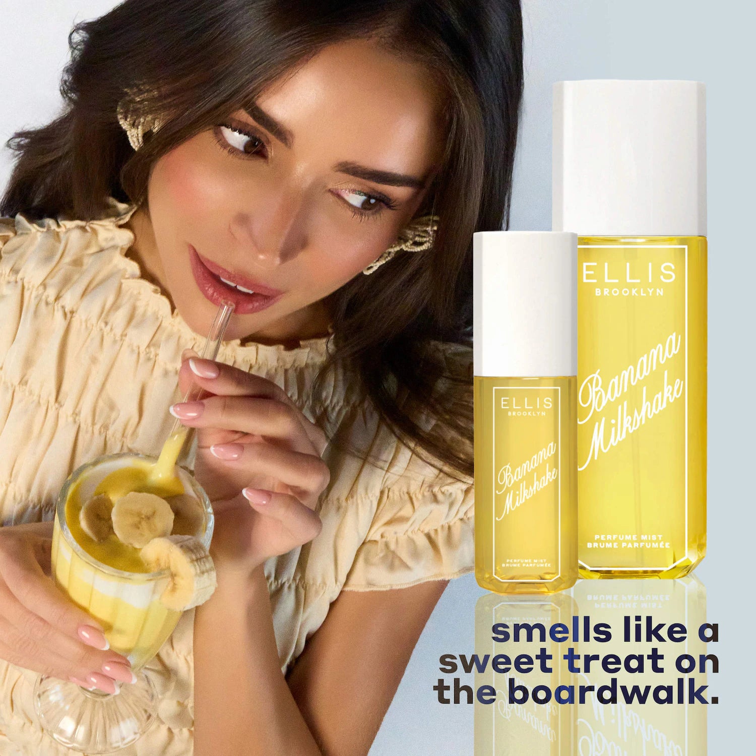 BANANA MILKSHAKE Bruma con fragancia para cabello y cuerpo — Ellis Brooklyn