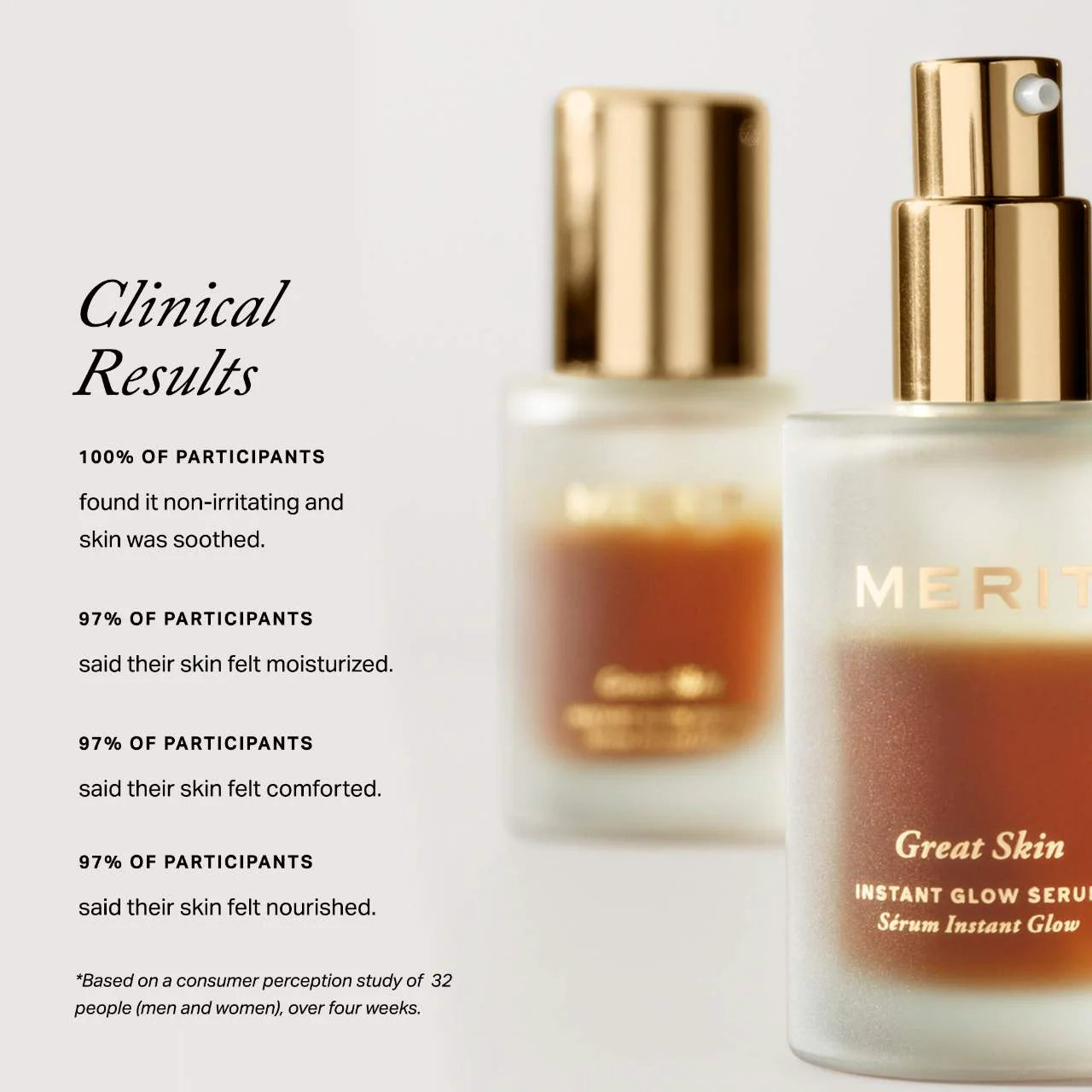 Suero Great Skin Instant Glow con niacinamida y ácido hialurónico — MERIT