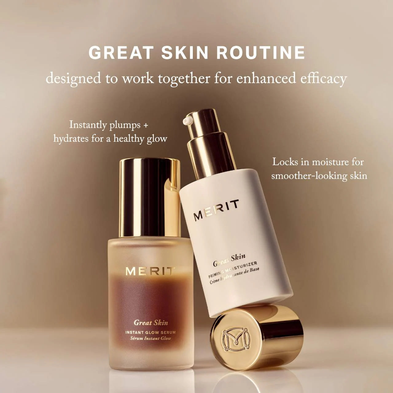 Suero Great Skin Instant Glow con niacinamida y ácido hialurónico — MERIT