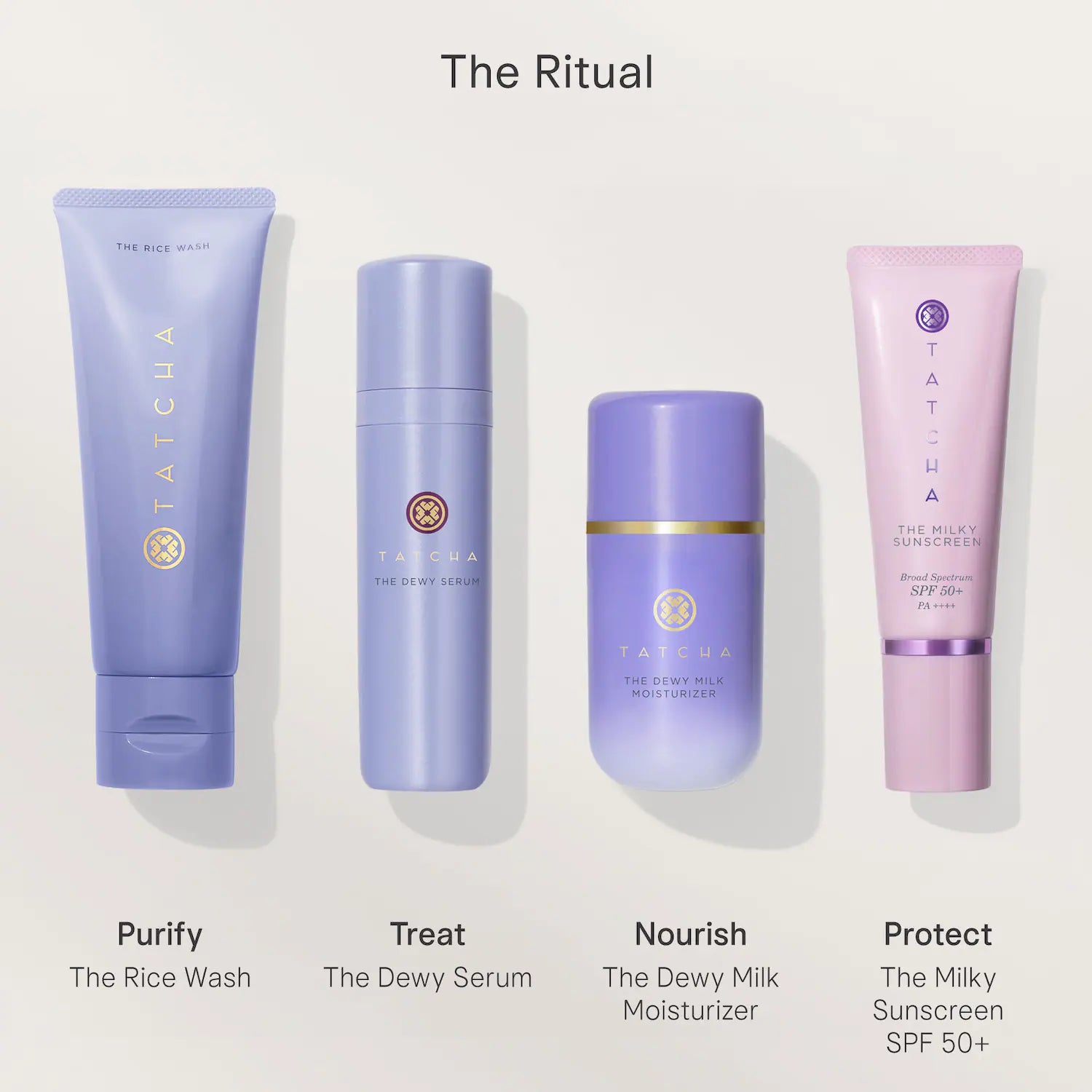El protector solar lechoso de amplio espectro SPF 50+ con ectoína encapsulada + vitamina E — Tatcha