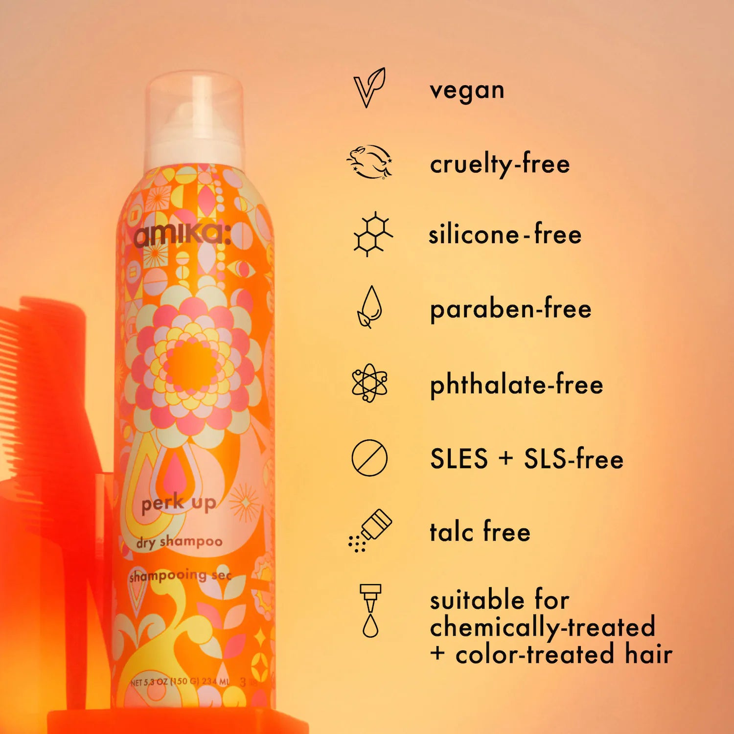 Champú seco sin talco Perk Up — amika