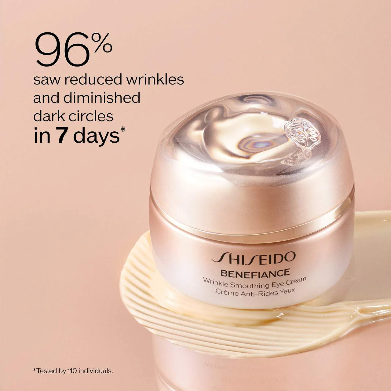 Crema de ojos suavizante de arrugas Benefiance — Shiseido