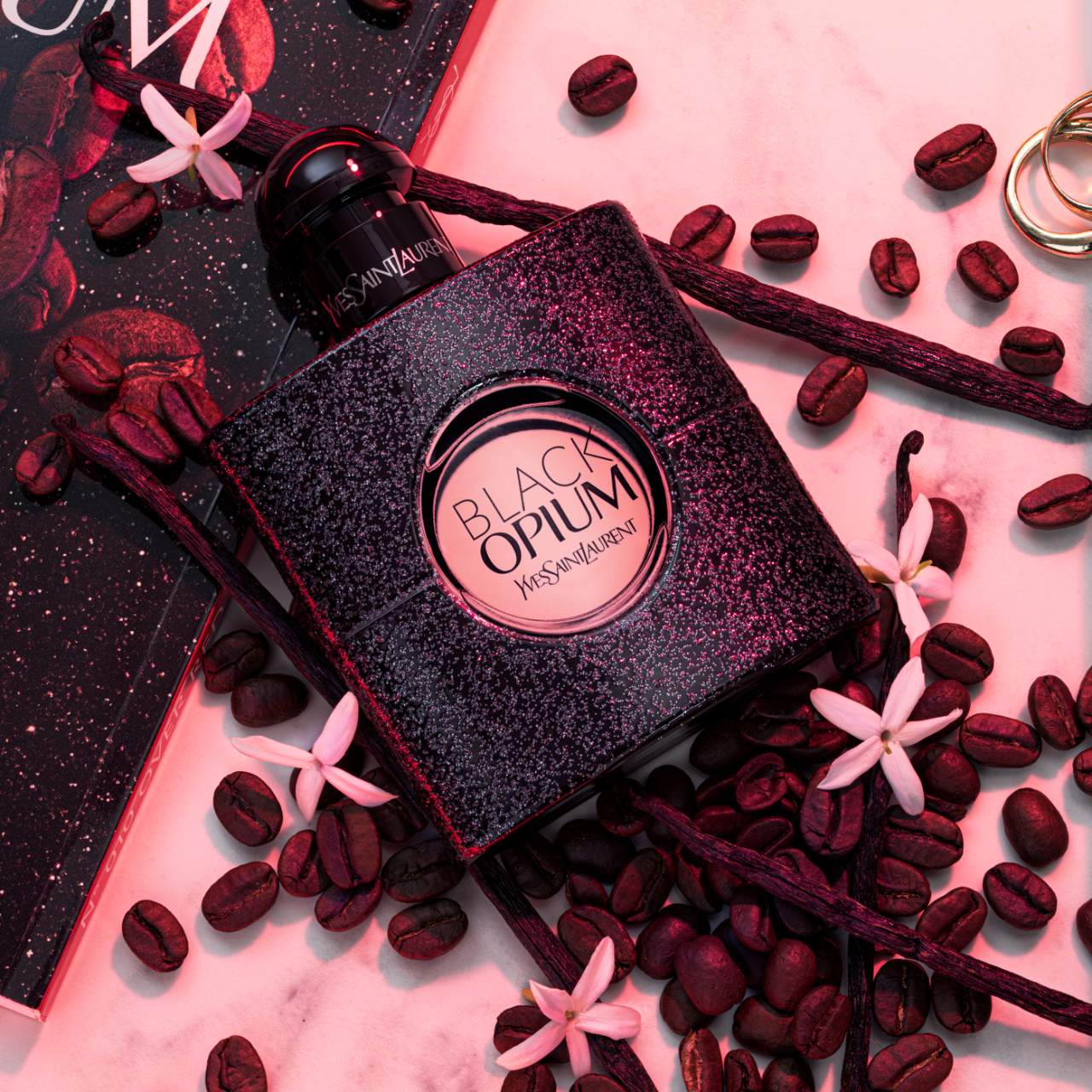 Spray de viaje Black Opium con café y vainilla — Yves Saint Laurent