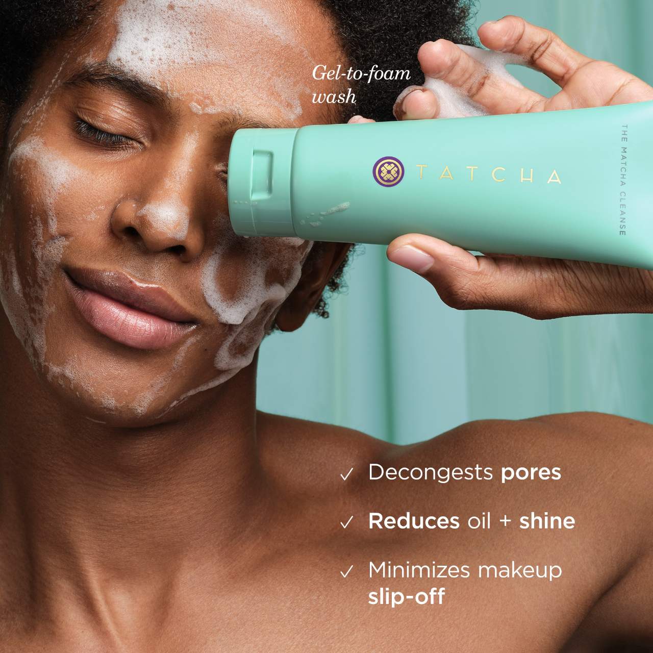 Gel limpiador clarificante diario Matcha Cleanse — Tatcha