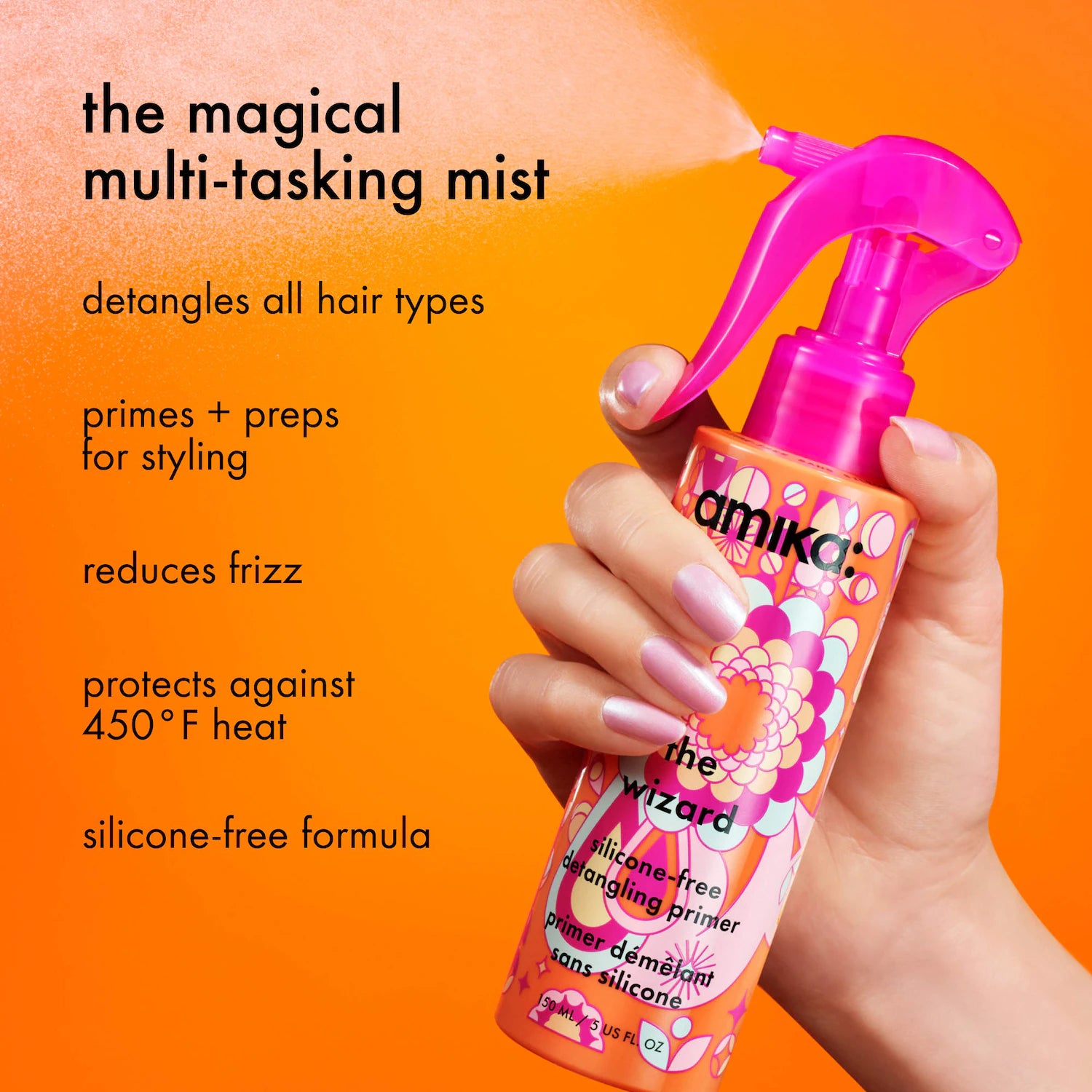 Prebase para el cabello desenredante The Wizard — amika