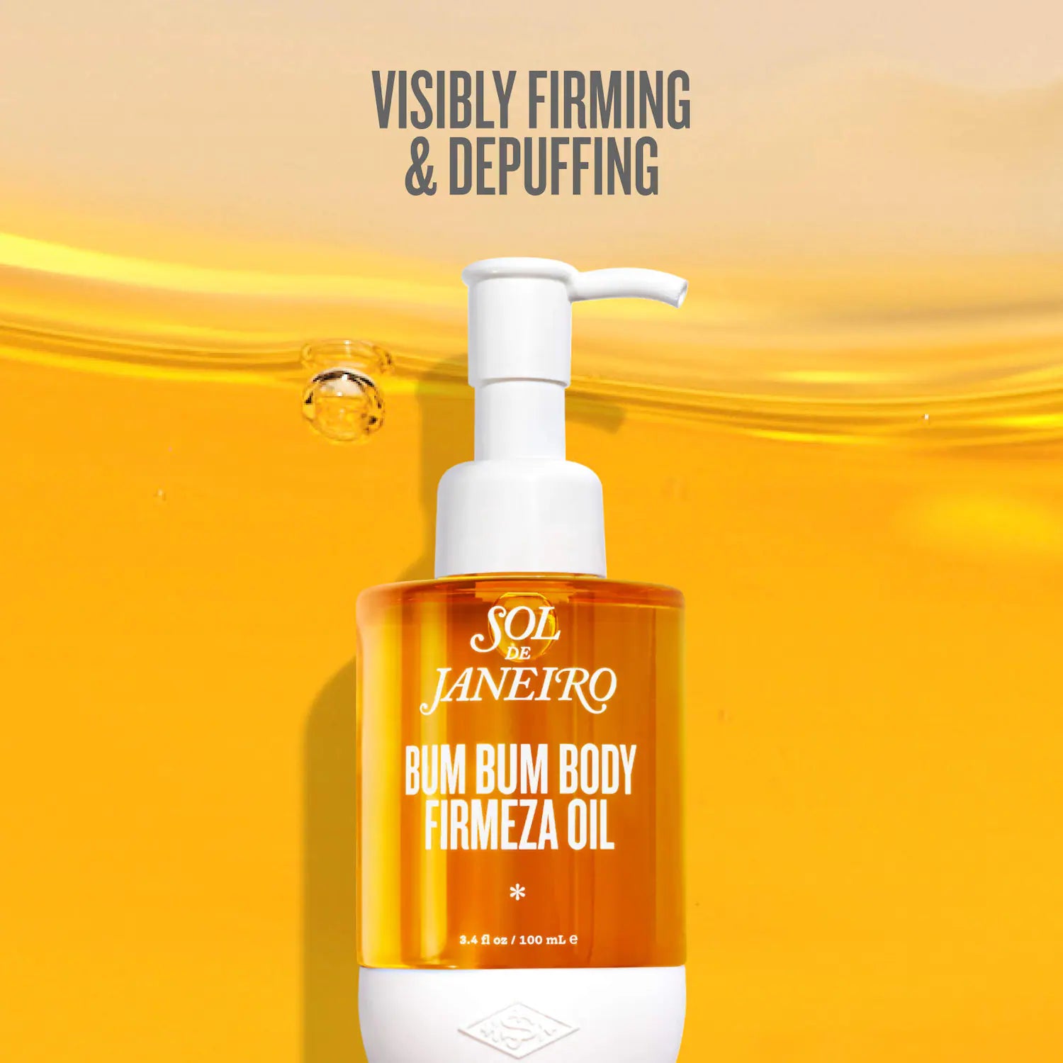 Bum Bum Firmeza Aceite Corporal Reafirmante y Desinflamante — Sol de Janeiro
