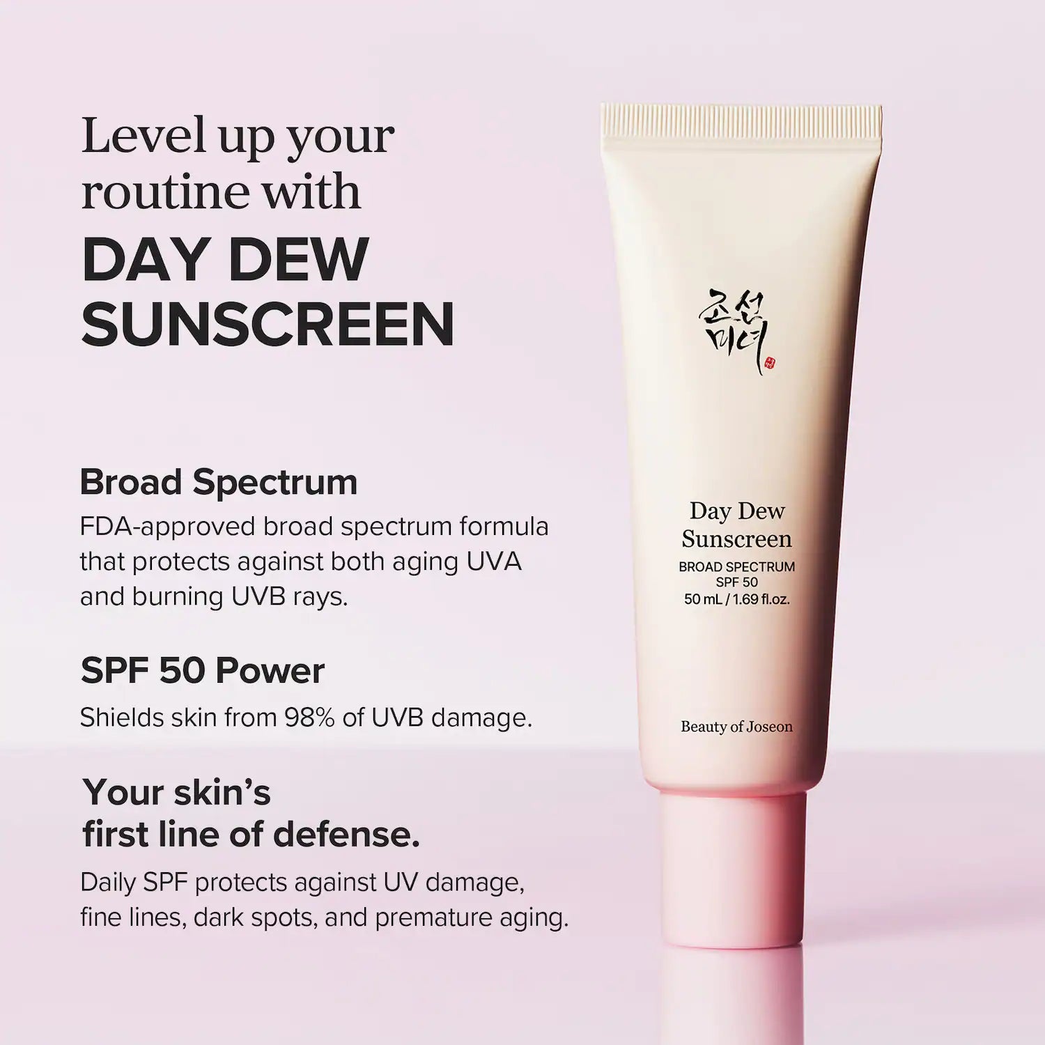 Protector solar Day Dew ligero SPF 50 — Beauty of Joseon