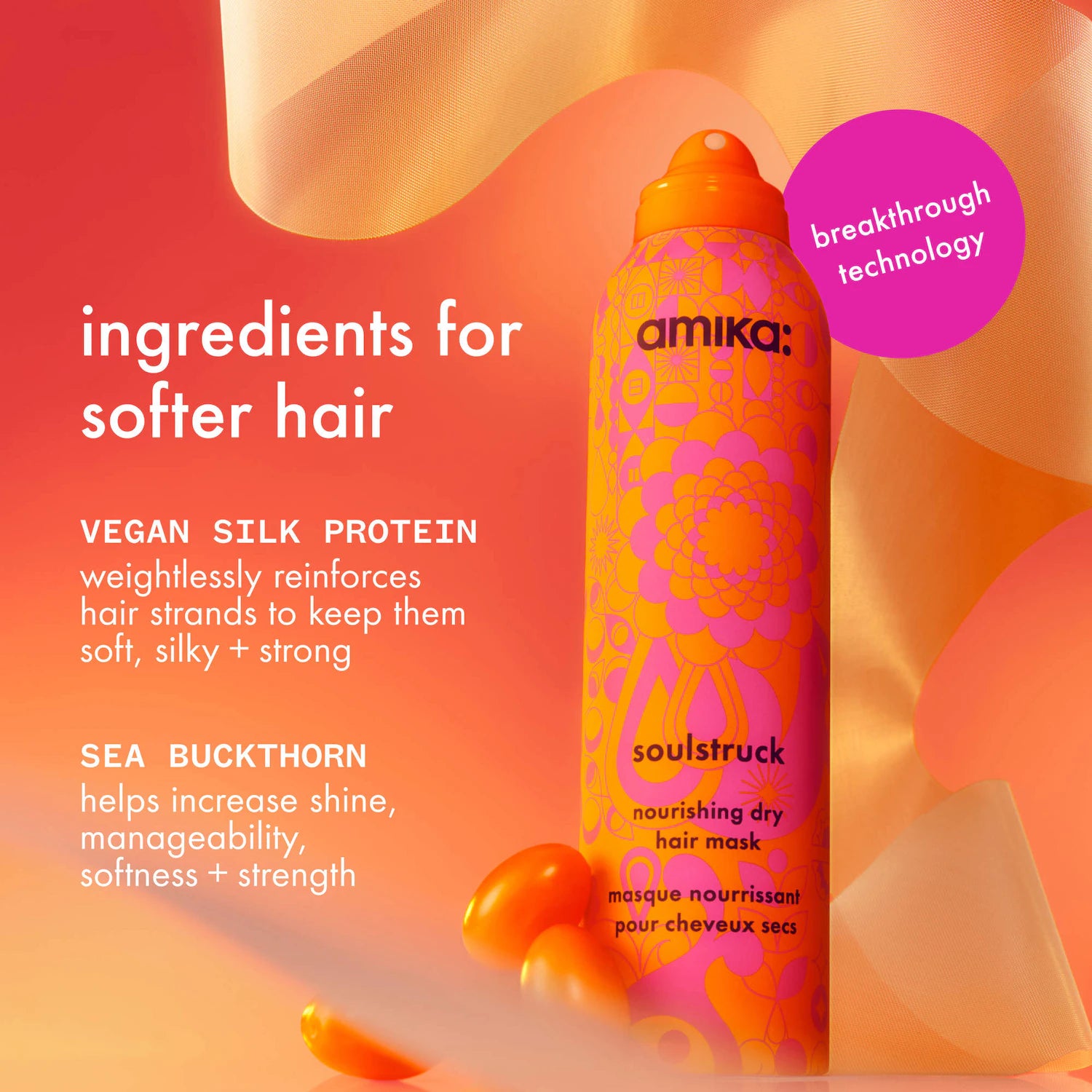 Mascarilla de tratamiento nutritiva para cabello seco Soulstruck — amika