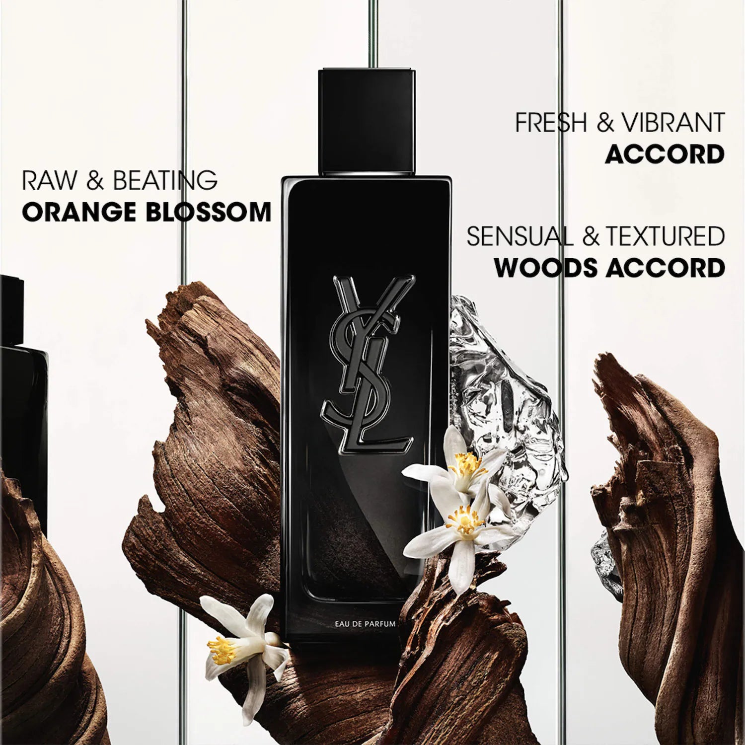 MYSLF Eau de Parfum con acordes frescos y maderas cálidas — Yves Saint Laurent