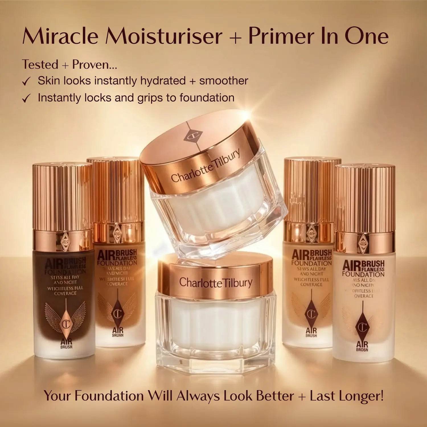 Crema Hidratante Antienvejecimiento Magic Cream con Ácido Hialurónico — Charlotte Tilbury