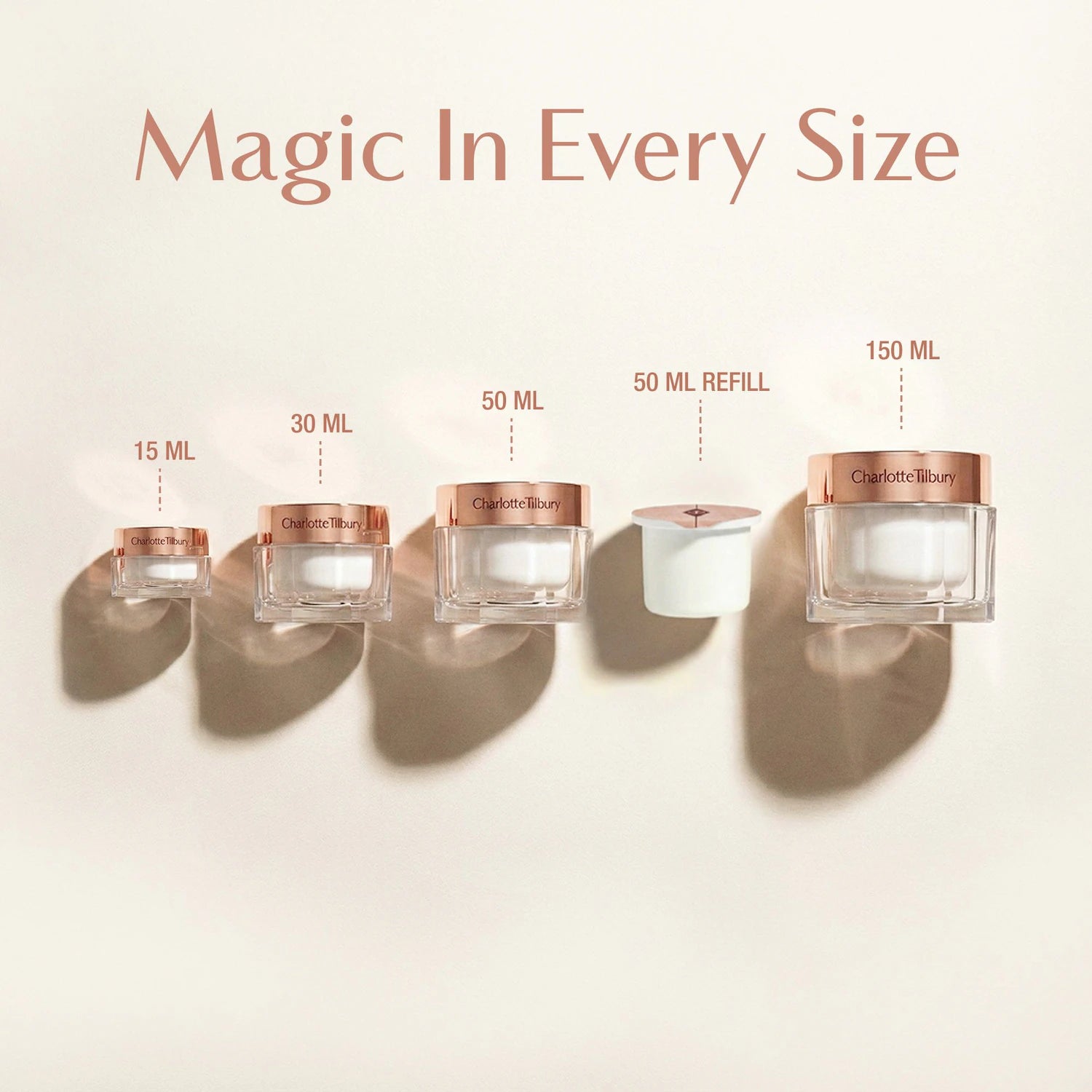 Crema Hidratante Antienvejecimiento Magic Cream con Ácido Hialurónico — Charlotte Tilbury