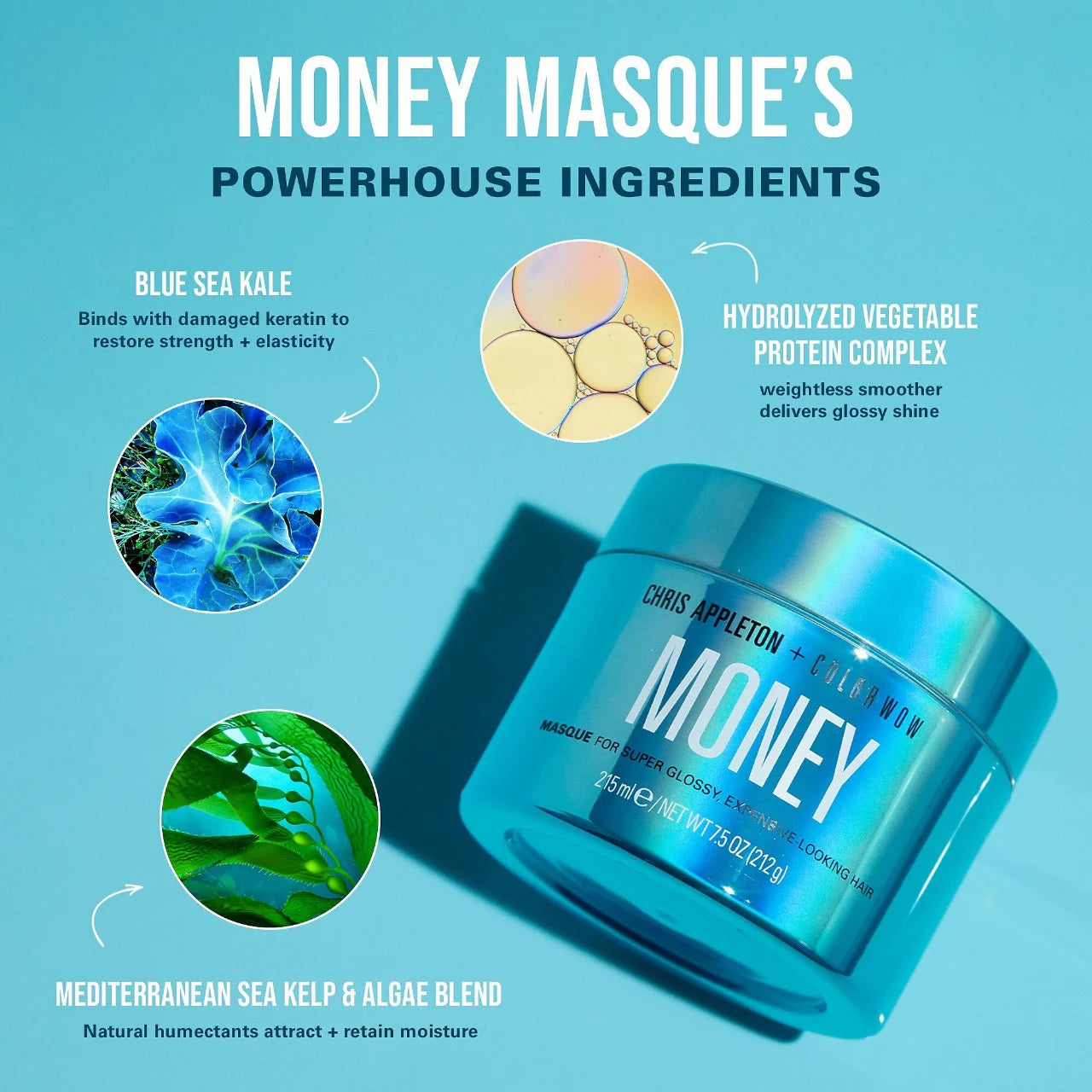 Money Mask Tratamiento Capilar Hidratante Profundo y Fortalecedor — COLOR WOW