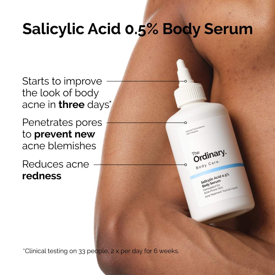 Tratamiento exfoliante de suero corporal con ácido salicílico al 0,5% para el acné — The Ordinary