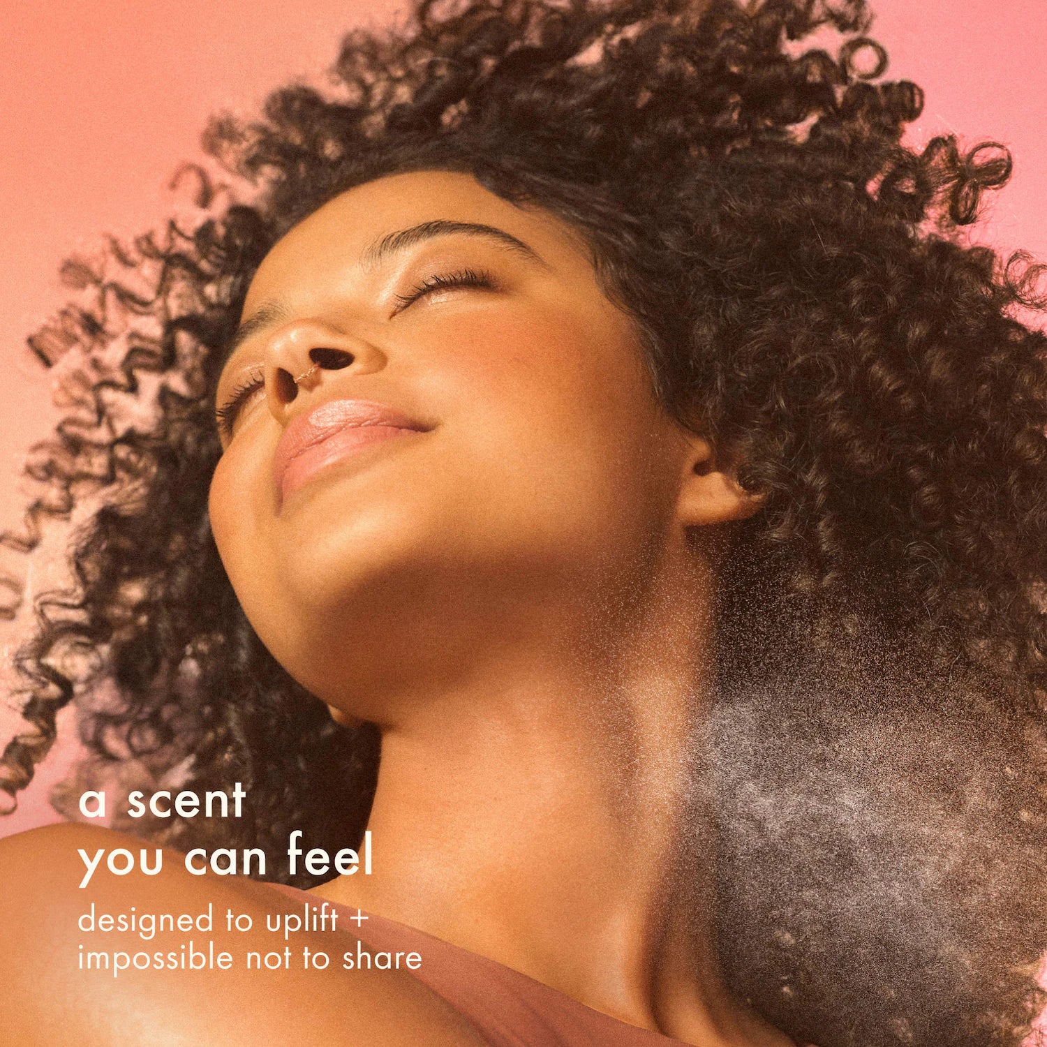 amika:aura Bruma para cabello y cuerpo con vainilla y pomelo rosa — amika