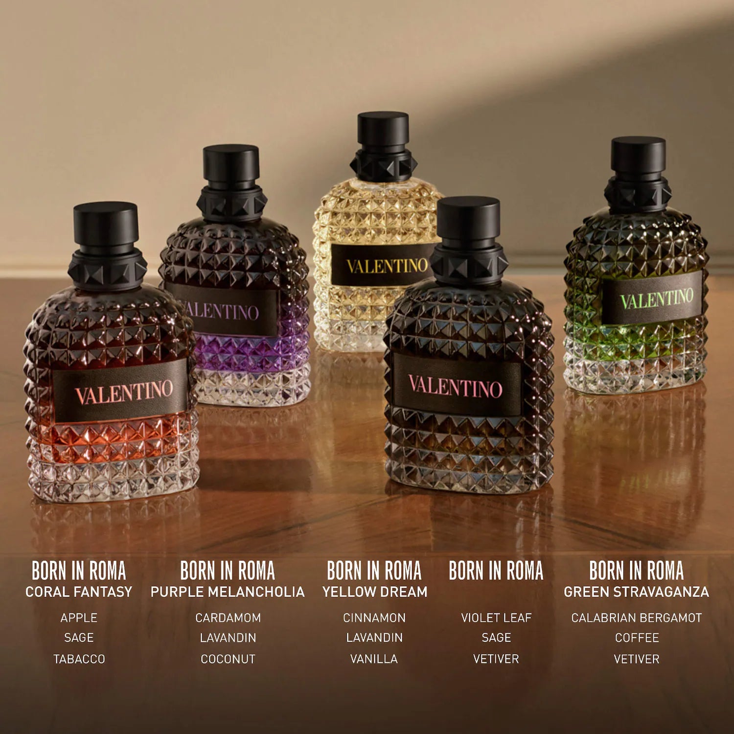 Uomo Born in Roma Purple Melancholia Eau de Toilette con Lavanda — Valentino