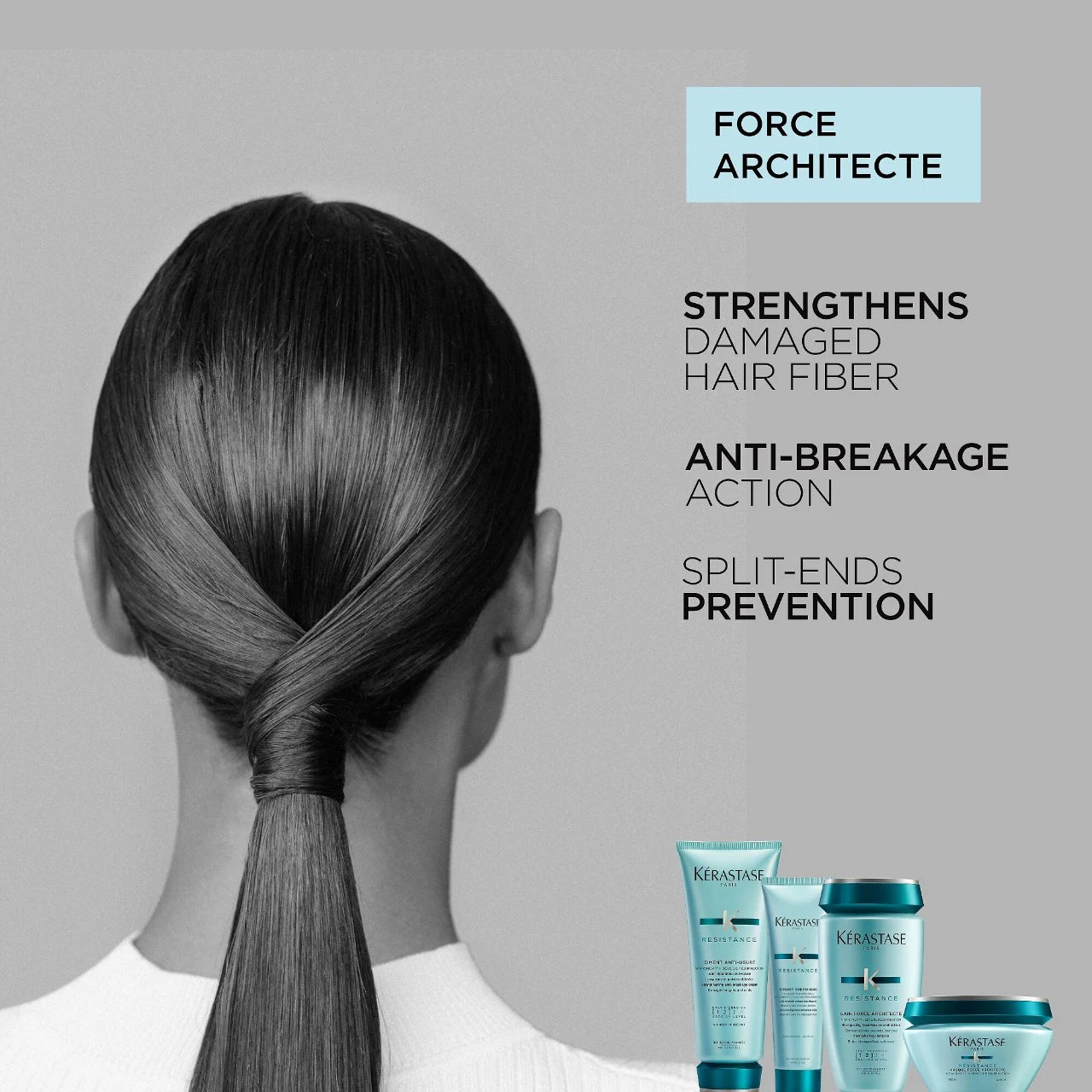 Crema de peinado sin aclarado Resistance Heat Protectant para cabello dañado — Kérastase