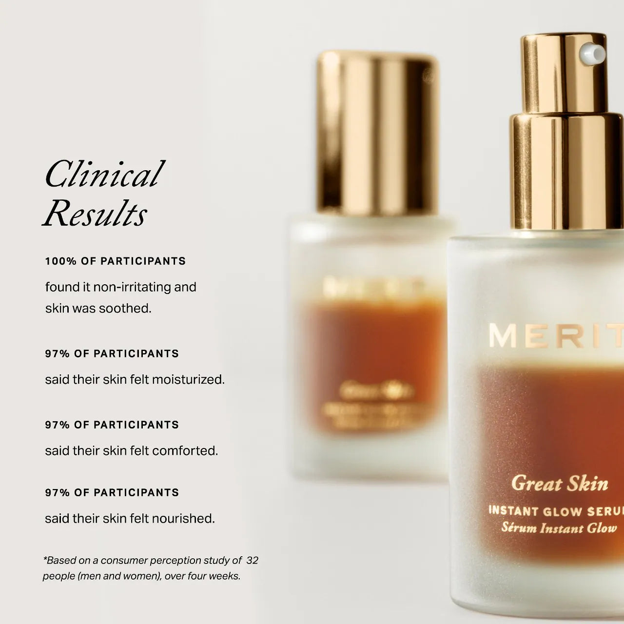 Suero Great Skin Instant Glow con niacinamida y ácido hialurónico — MERIT