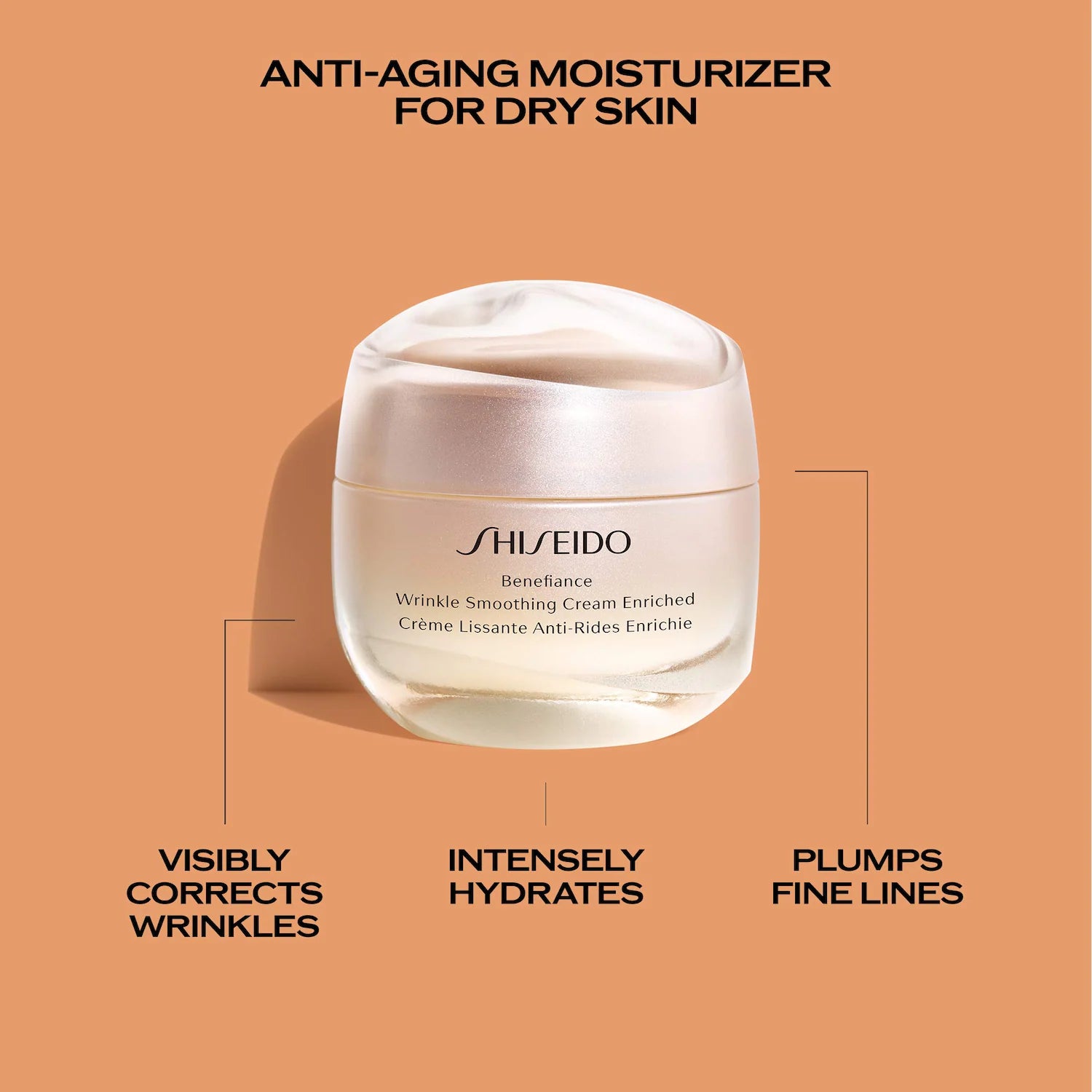 Crema suavizante de arrugas enriquecida Benefiance — Shiseido