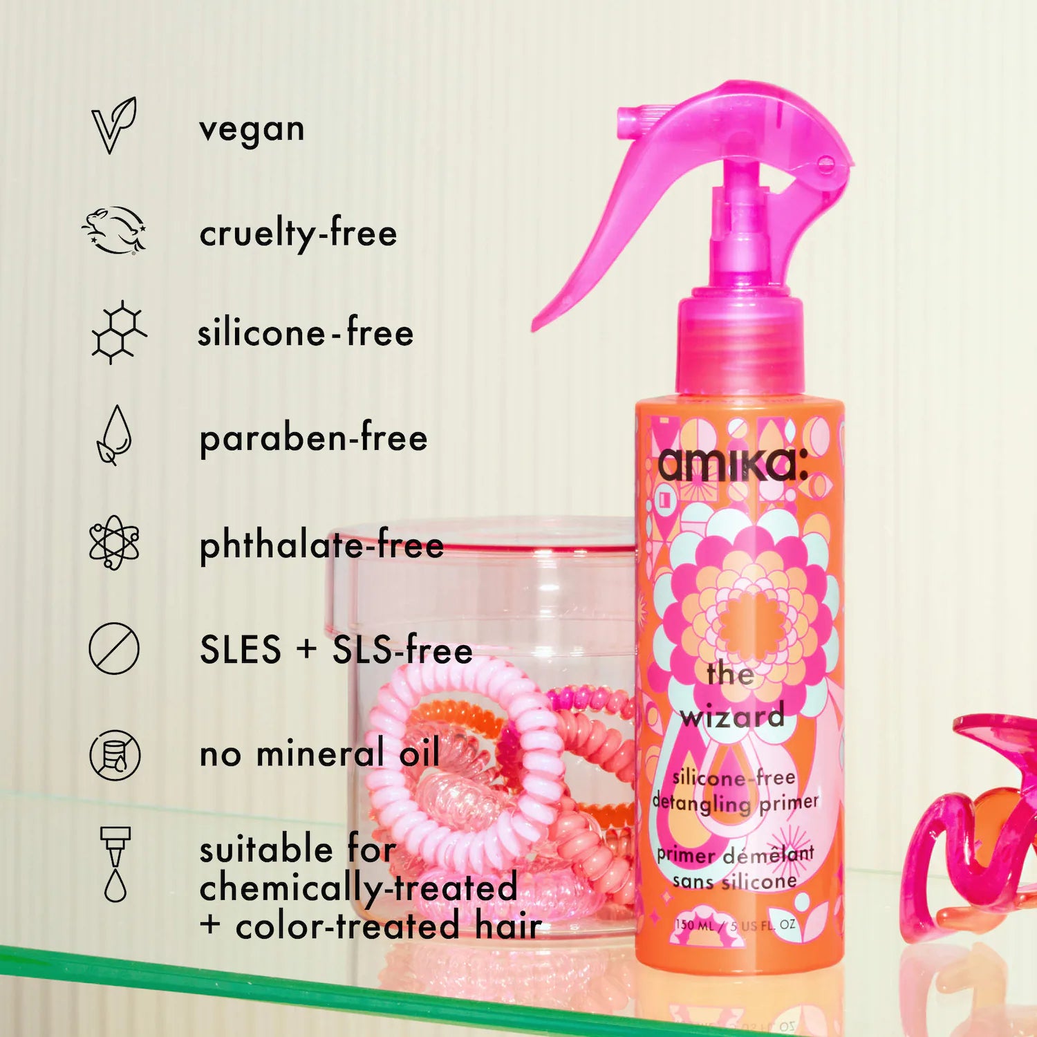 Prebase para el cabello desenredante The Wizard — amika