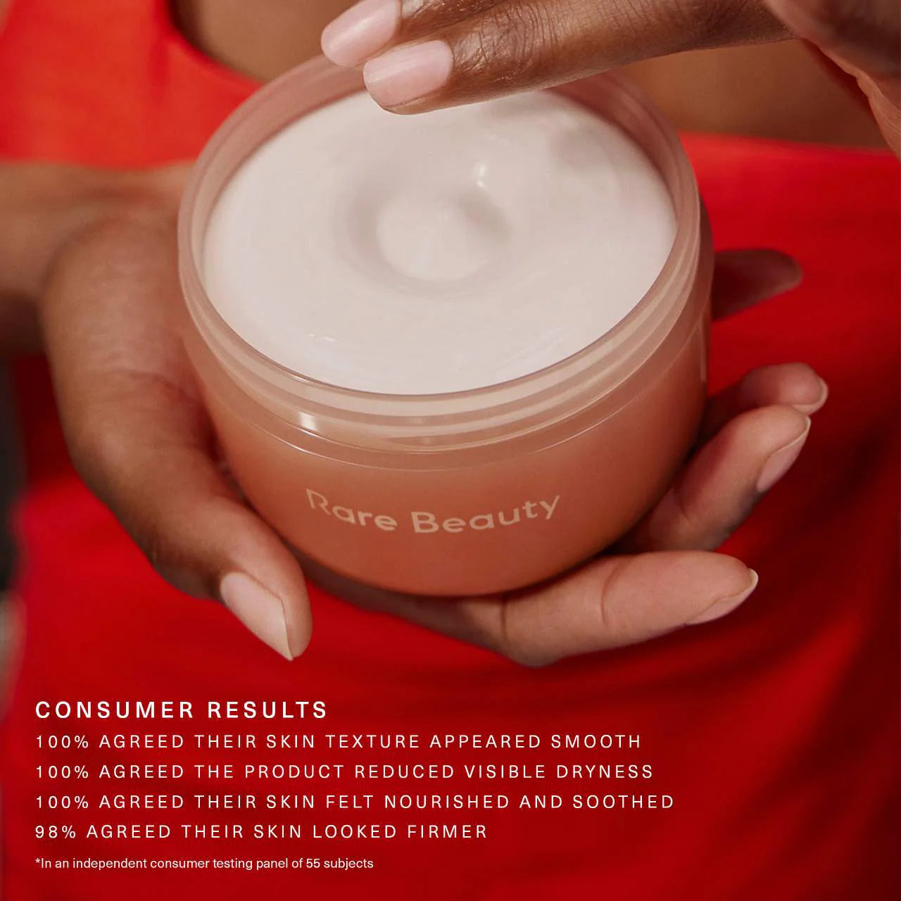 Encuentre comodidad: crema corporal hinchable Awaken Confidence con ácido hialurónico — Rare Beauty by Selena Gomez