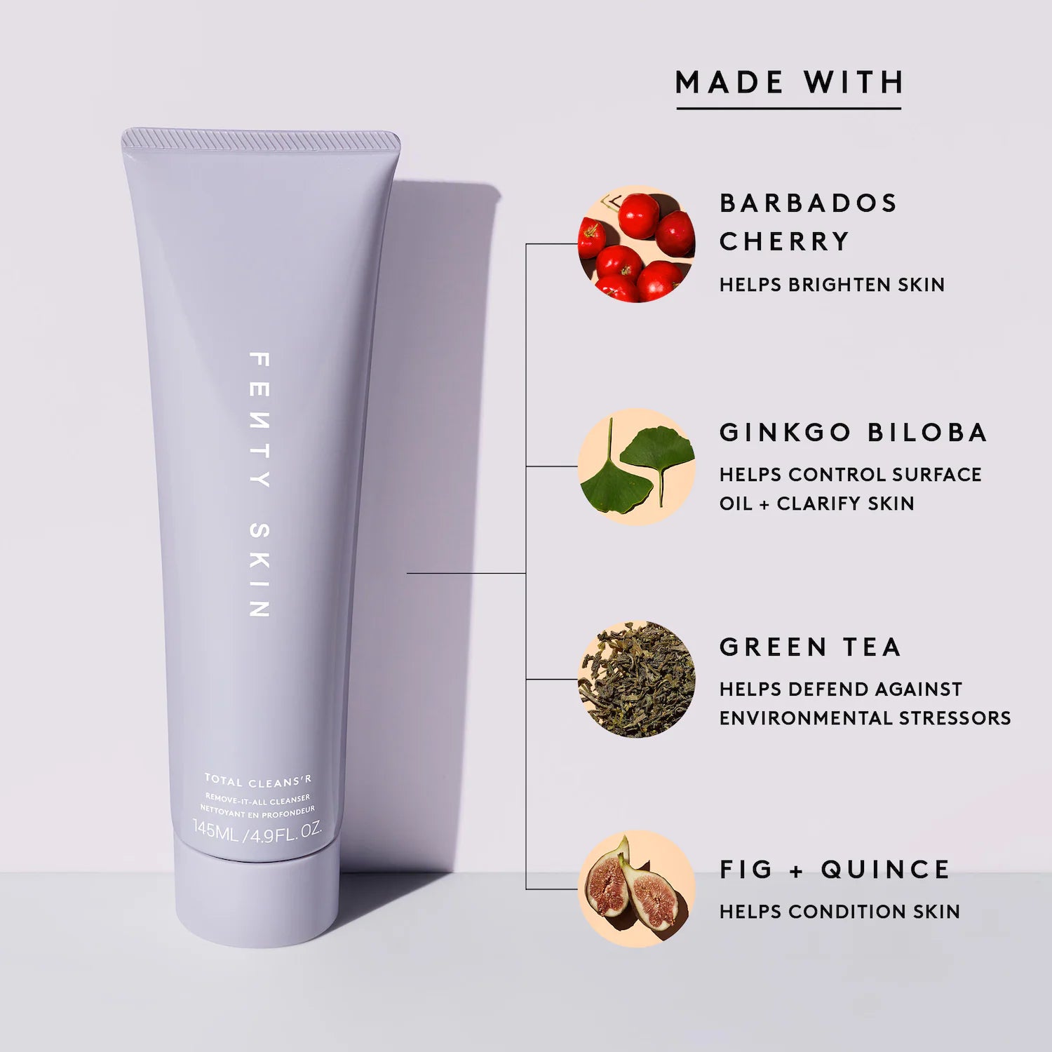 Limpiador Remove-It-All Total Cleans'r con cereza de Barbados — Fenty Beauty by Rihanna