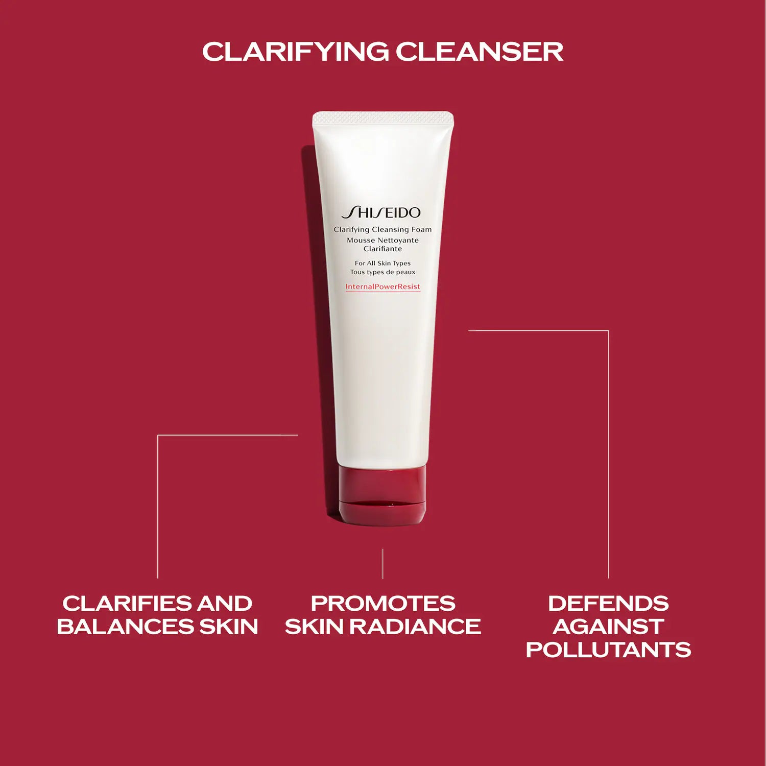 Espuma Limpiadora Clarificante — Shiseido