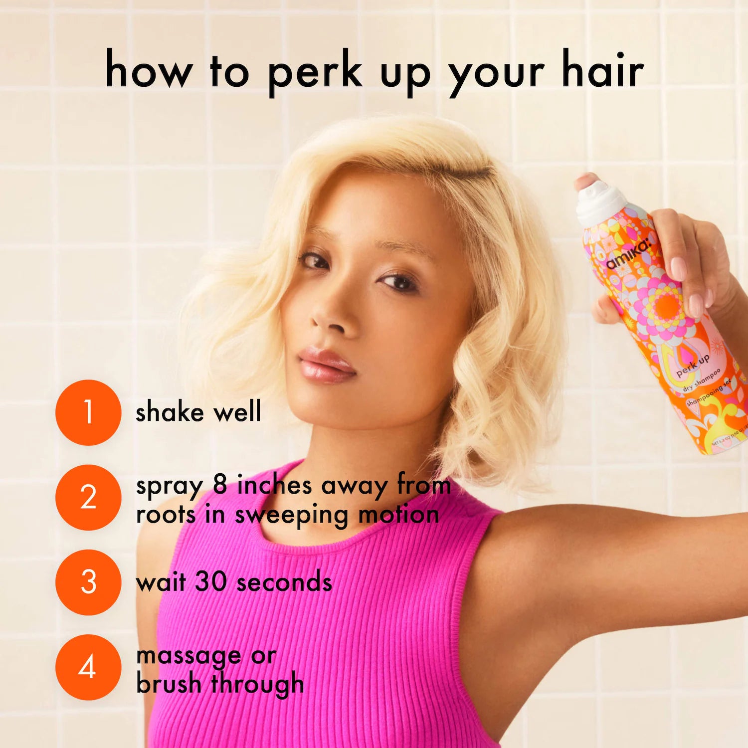 Champú seco Mini Perk Up sin talco — amika