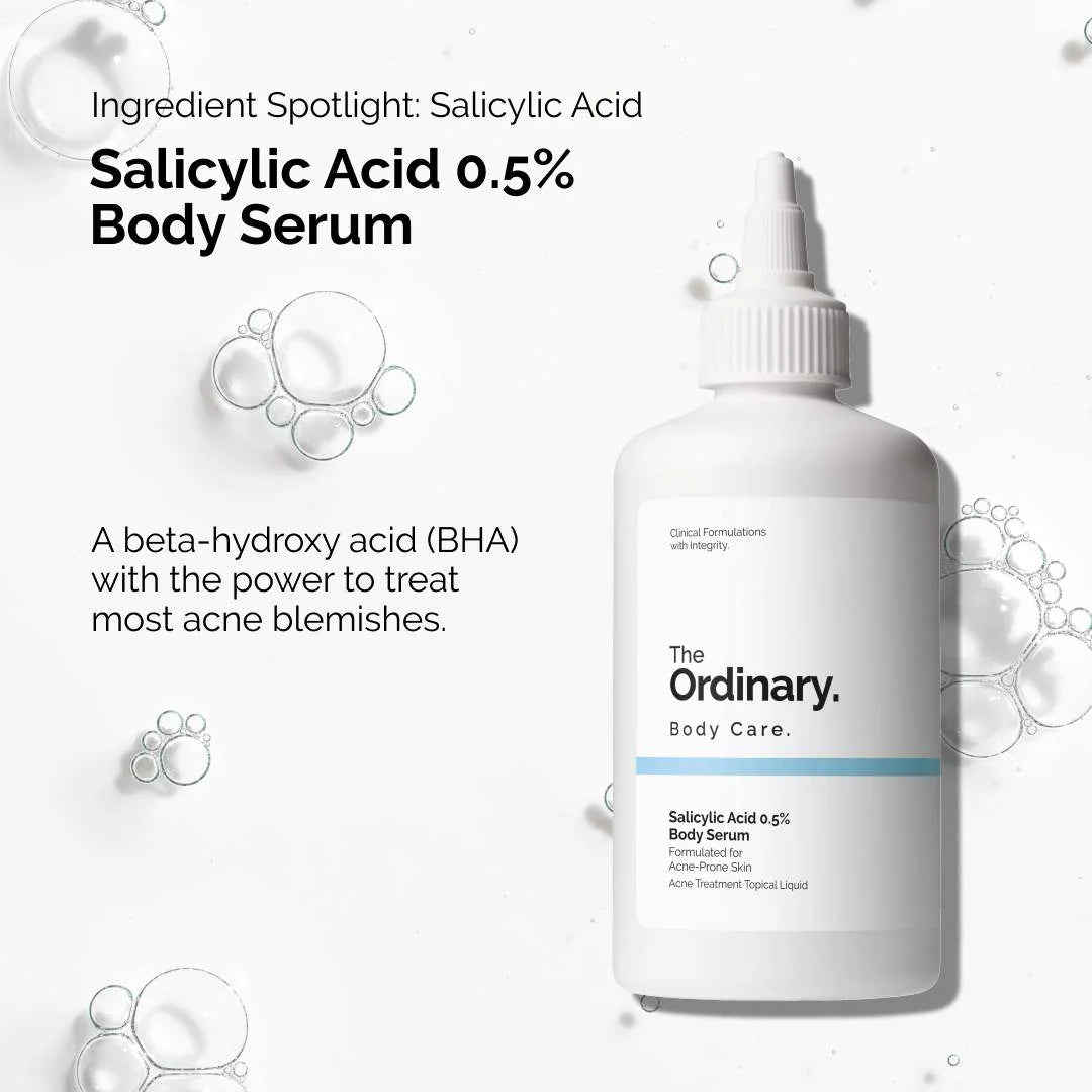 Tratamiento exfoliante de suero corporal con ácido salicílico al 0,5% para el acné — The Ordinary