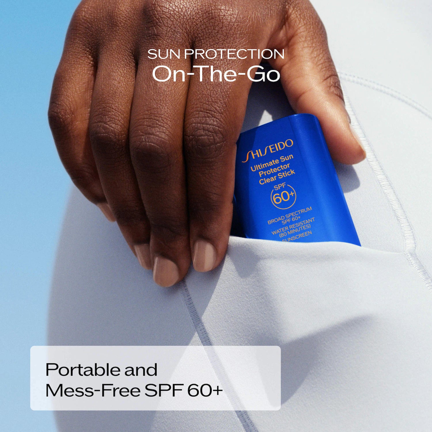 Protector solar definitivo en barra transparente SPF 60+ — Shiseido