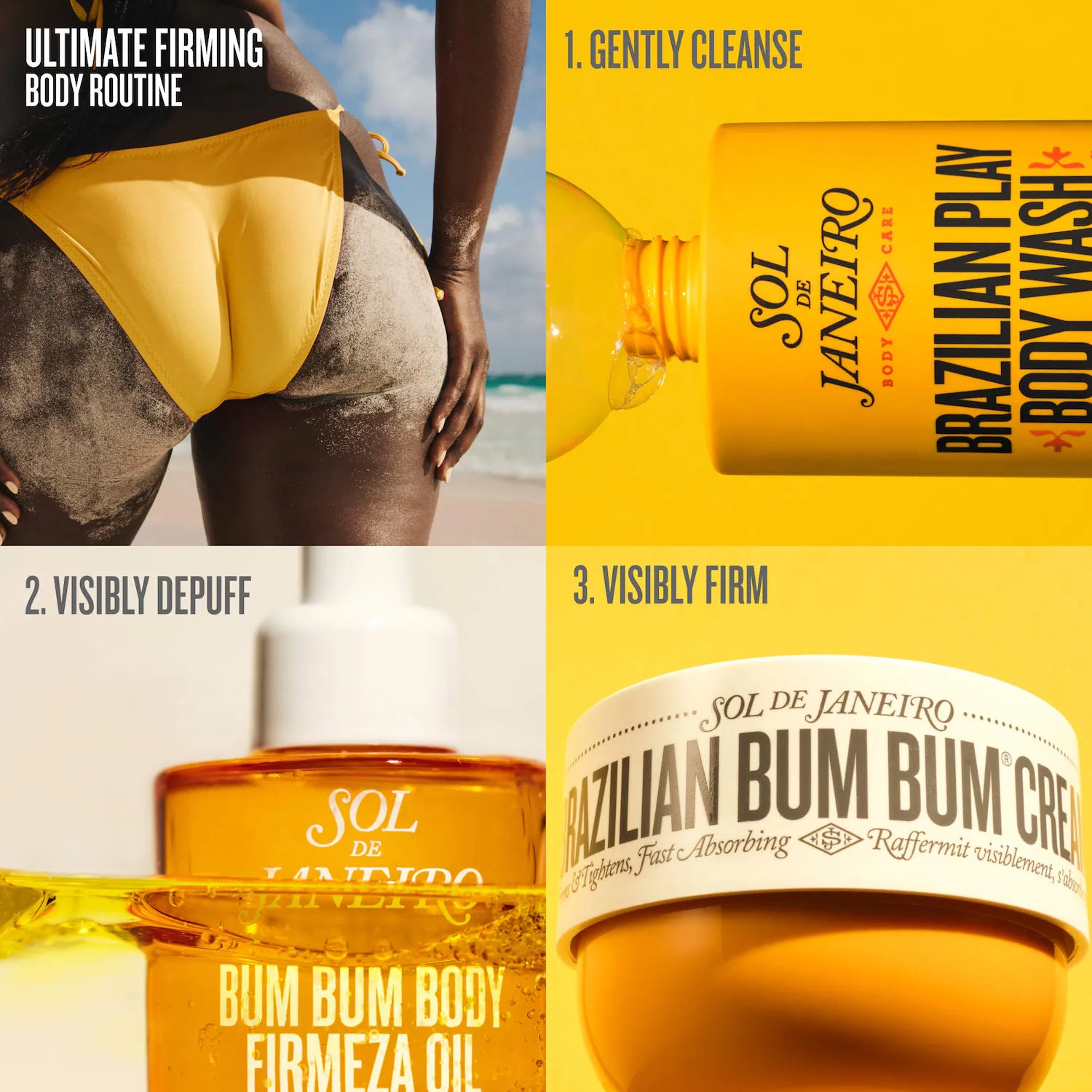 Bum Bum Firmeza Aceite Corporal Reafirmante y Desinflamante — Sol de Janeiro